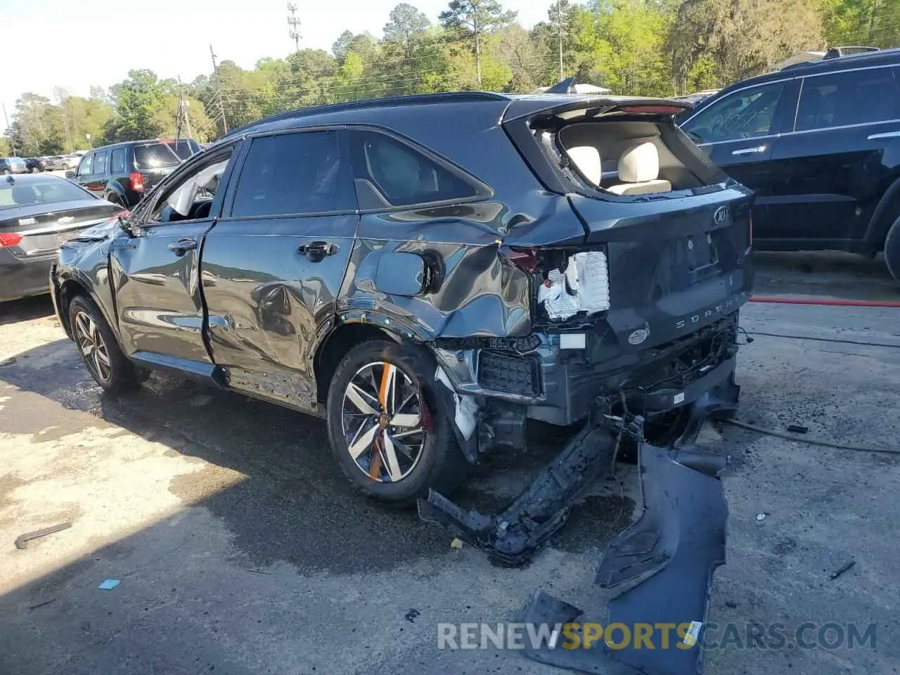 2 Photograph of a damaged car 5XYRH4LF8MG032850 KIA SORENTO 2021