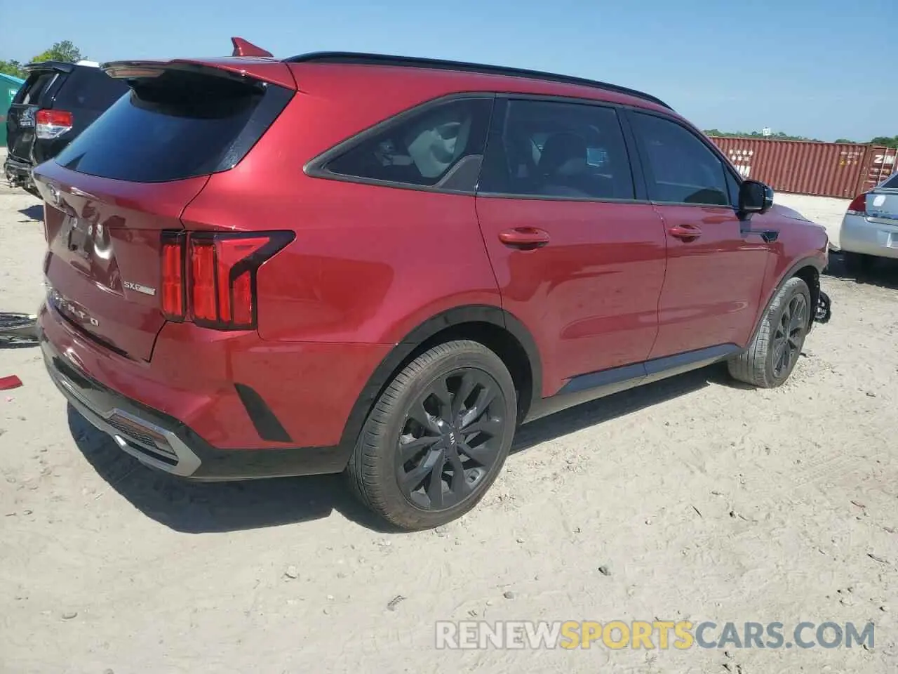 3 Photograph of a damaged car 5XYRK4LF0MG044721 KIA SORENTO 2021