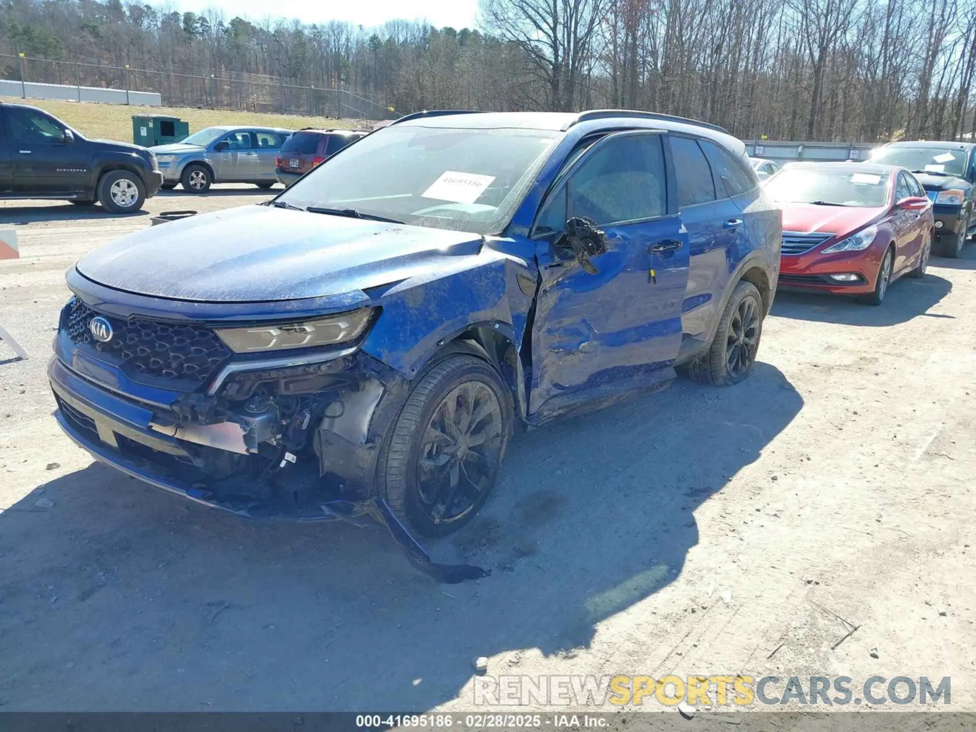 2 Фотография поврежденного автомобиля 5XYRK4LF1MG030570 KIA SORENTO 2021