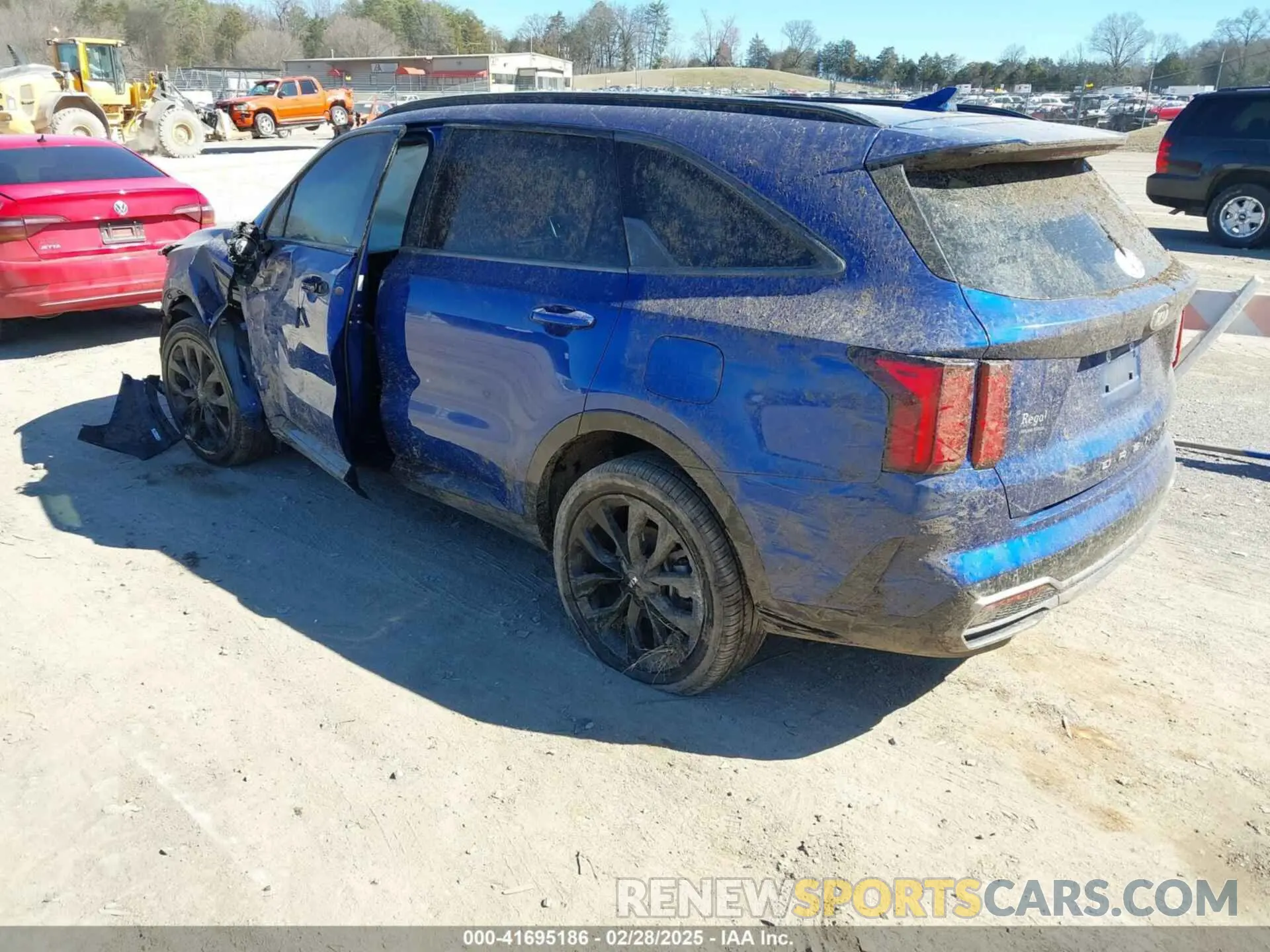 3 Фотография поврежденного автомобиля 5XYRK4LF1MG030570 KIA SORENTO 2021
