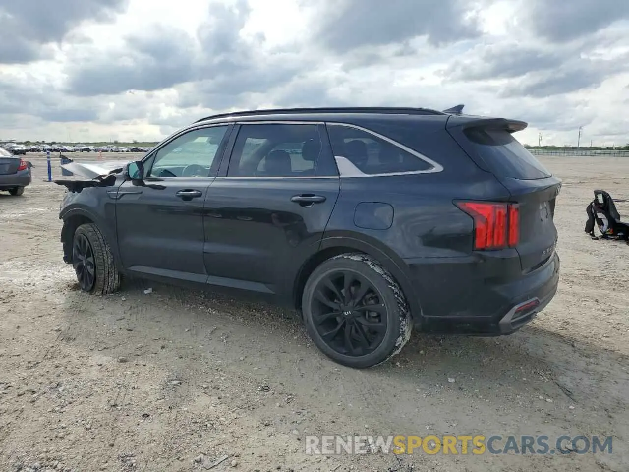 2 Photograph of a damaged car 5XYRK4LF2MG026897 KIA SORENTO 2021