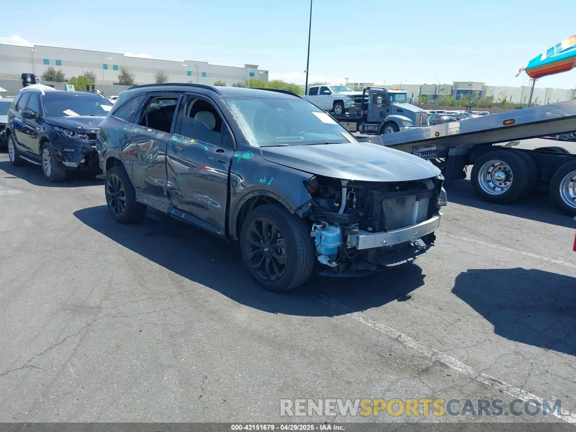 6 Photograph of a damaged car 5XYRK4LF3MG033213 KIA SORENTO 2021