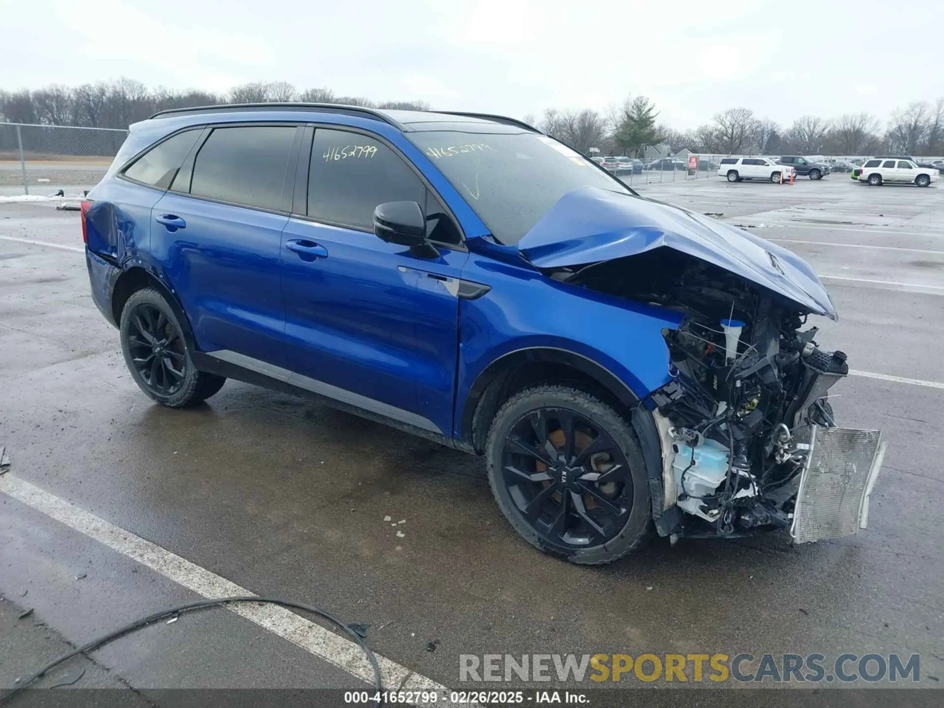 1 Фотография поврежденного автомобиля 5XYRK4LF3MG059617 KIA SORENTO 2021