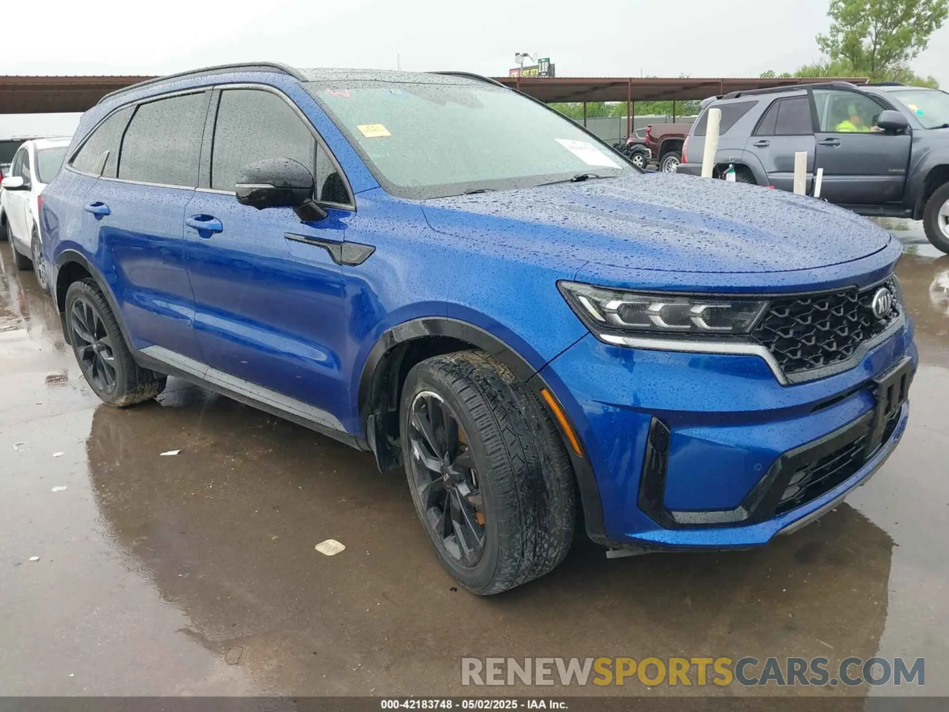 1 Photograph of a damaged car 5XYRK4LF4MG028358 KIA SORENTO 2021