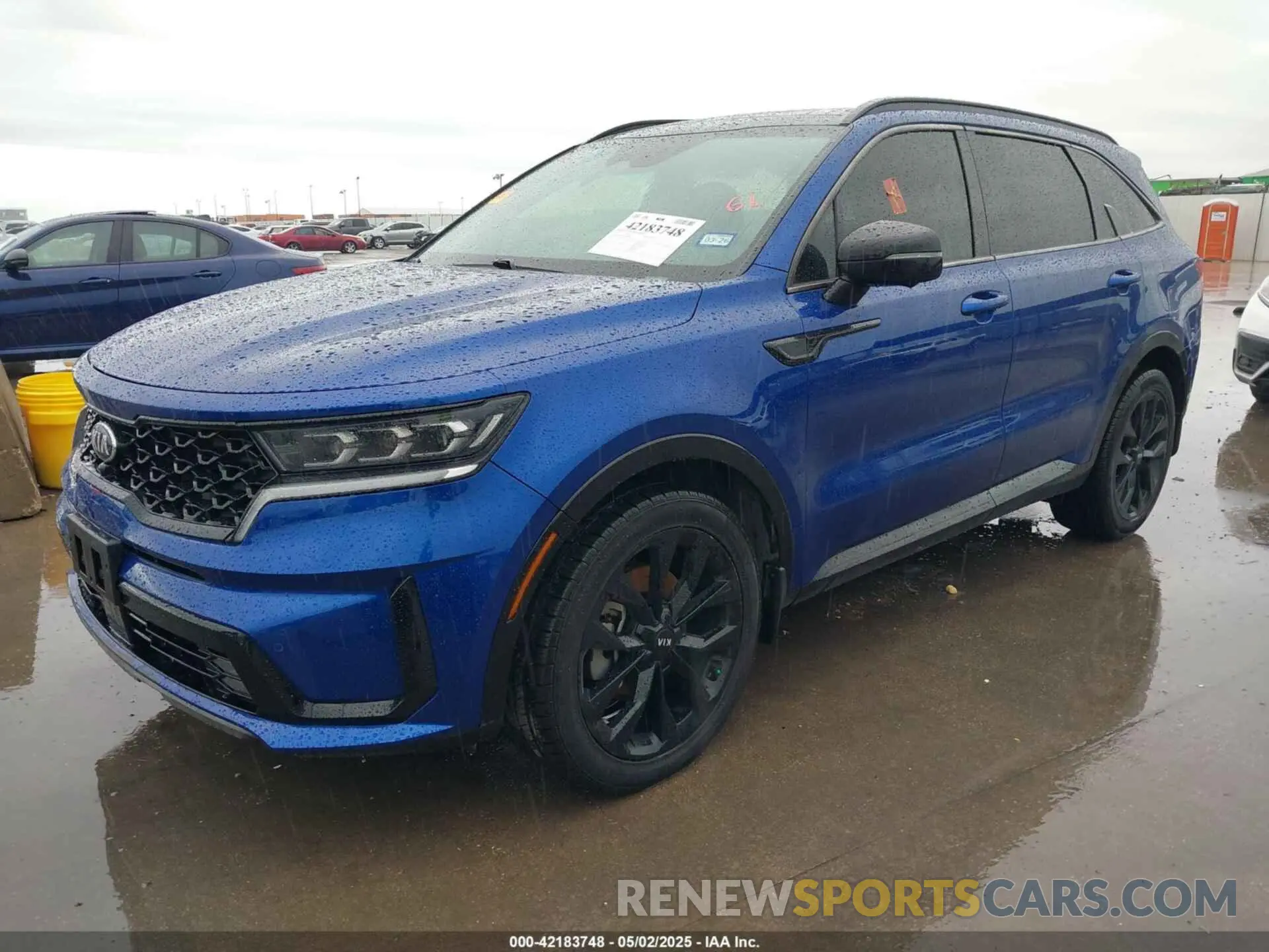 2 Photograph of a damaged car 5XYRK4LF4MG028358 KIA SORENTO 2021
