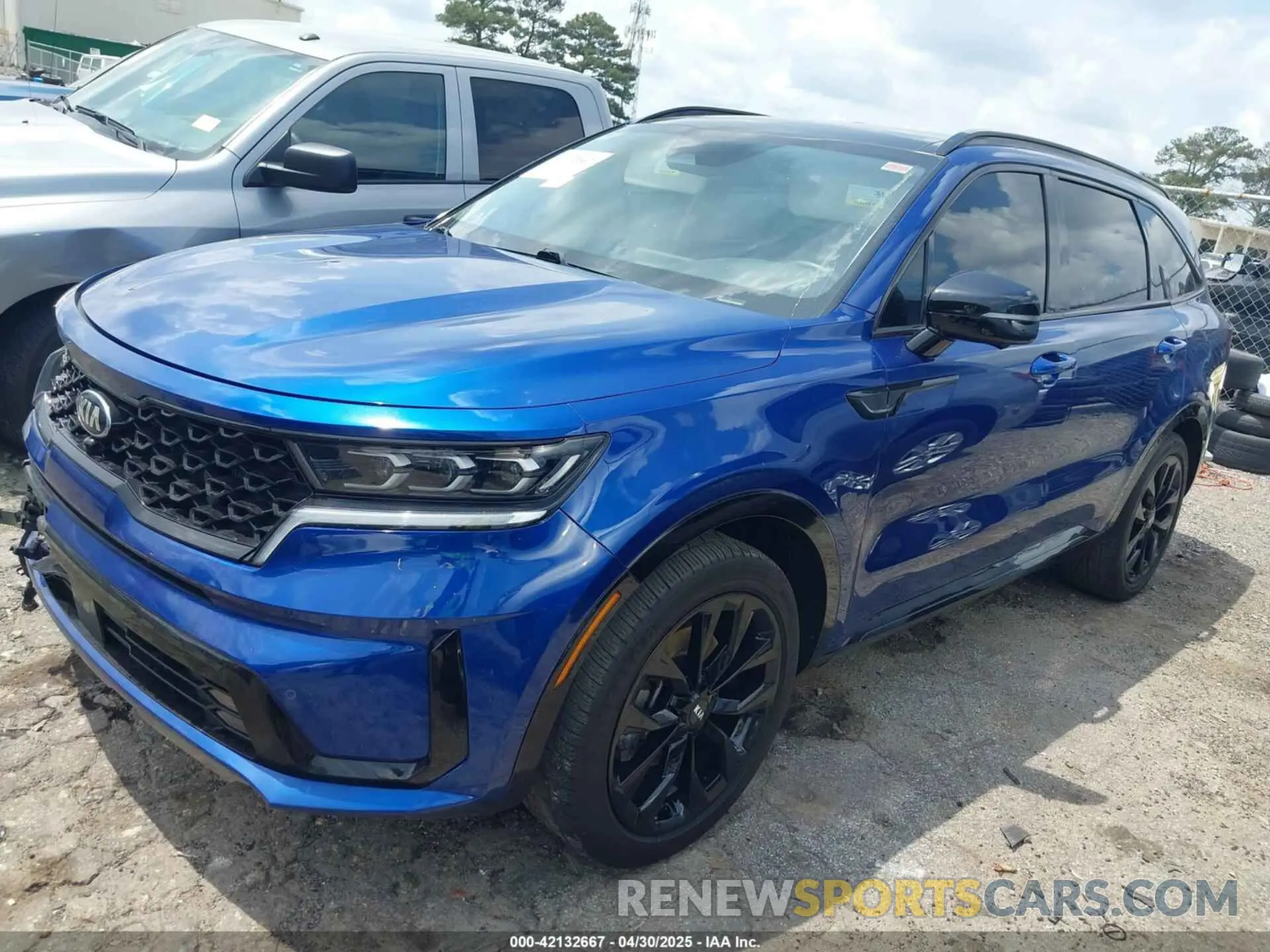 2 Photograph of a damaged car 5XYRK4LF5MG028384 KIA SORENTO 2021
