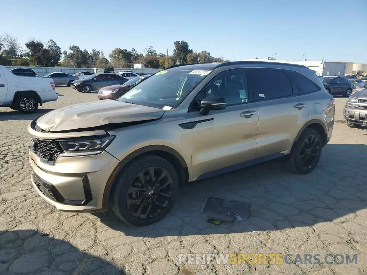 1 Фотография поврежденного автомобиля 5XYRK4LF5MG038347 KIA SORENTO 2021