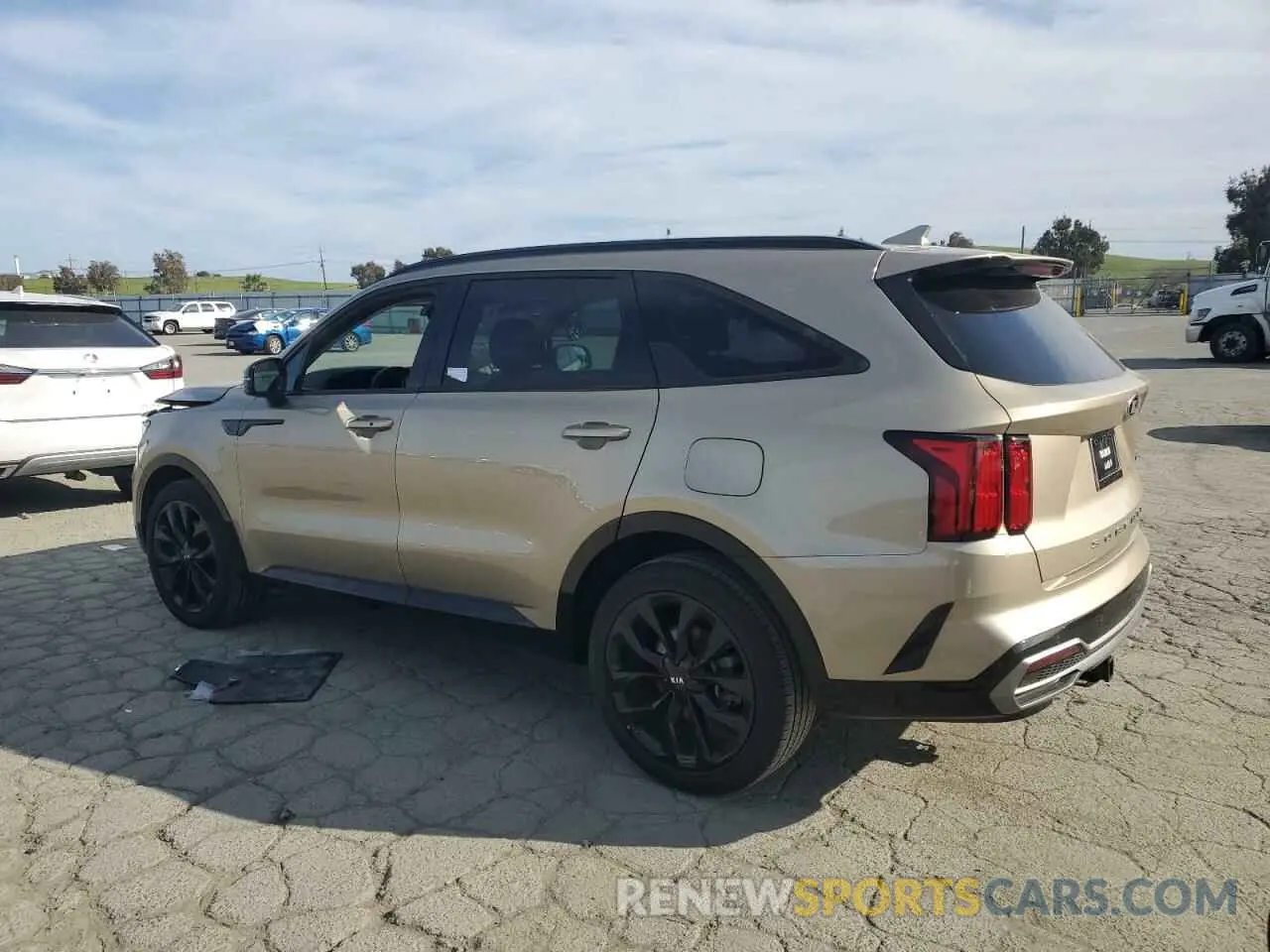2 Фотография поврежденного автомобиля 5XYRK4LF5MG038347 KIA SORENTO 2021