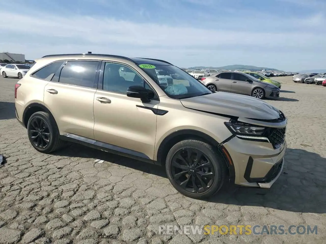 4 Фотография поврежденного автомобиля 5XYRK4LF5MG038347 KIA SORENTO 2021