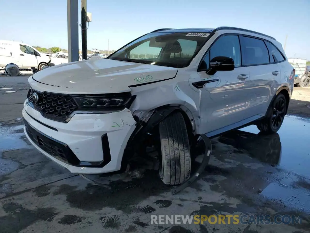 1 Фотография поврежденного автомобиля 5XYRK4LF7MG037085 KIA SORENTO 2021