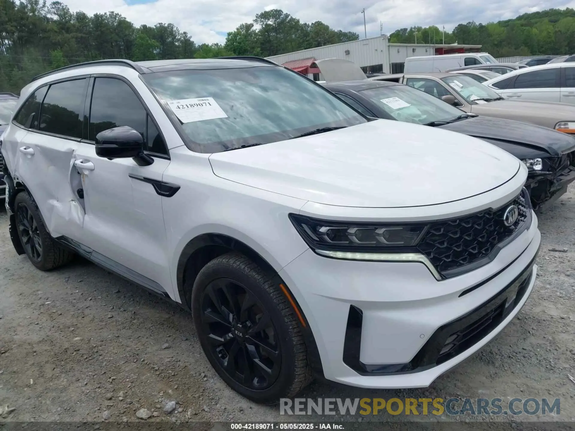 1 Фотография поврежденного автомобиля 5XYRK4LF9MG068631 KIA SORENTO 2021