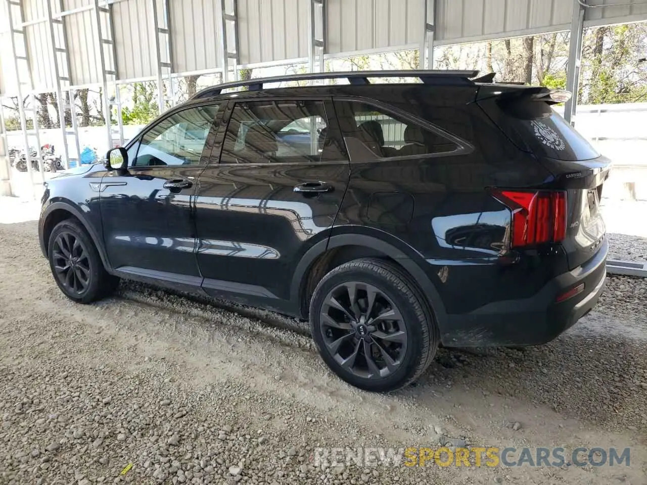 2 Photograph of a damaged car 5XYRKDLF1MG027894 KIA SORENTO 2021