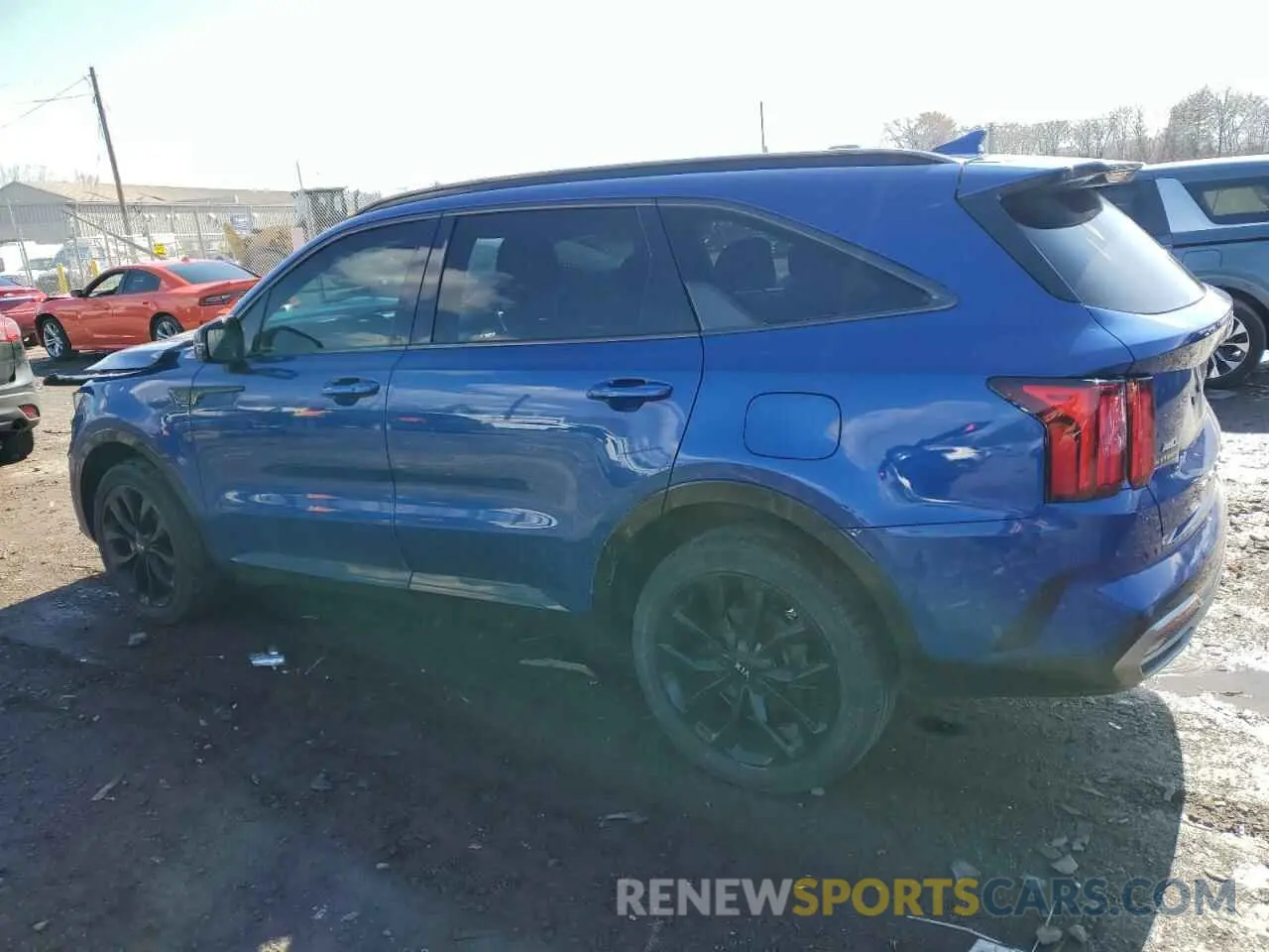 2 Photograph of a damaged car 5XYRKDLF2MG014720 KIA SORENTO 2021