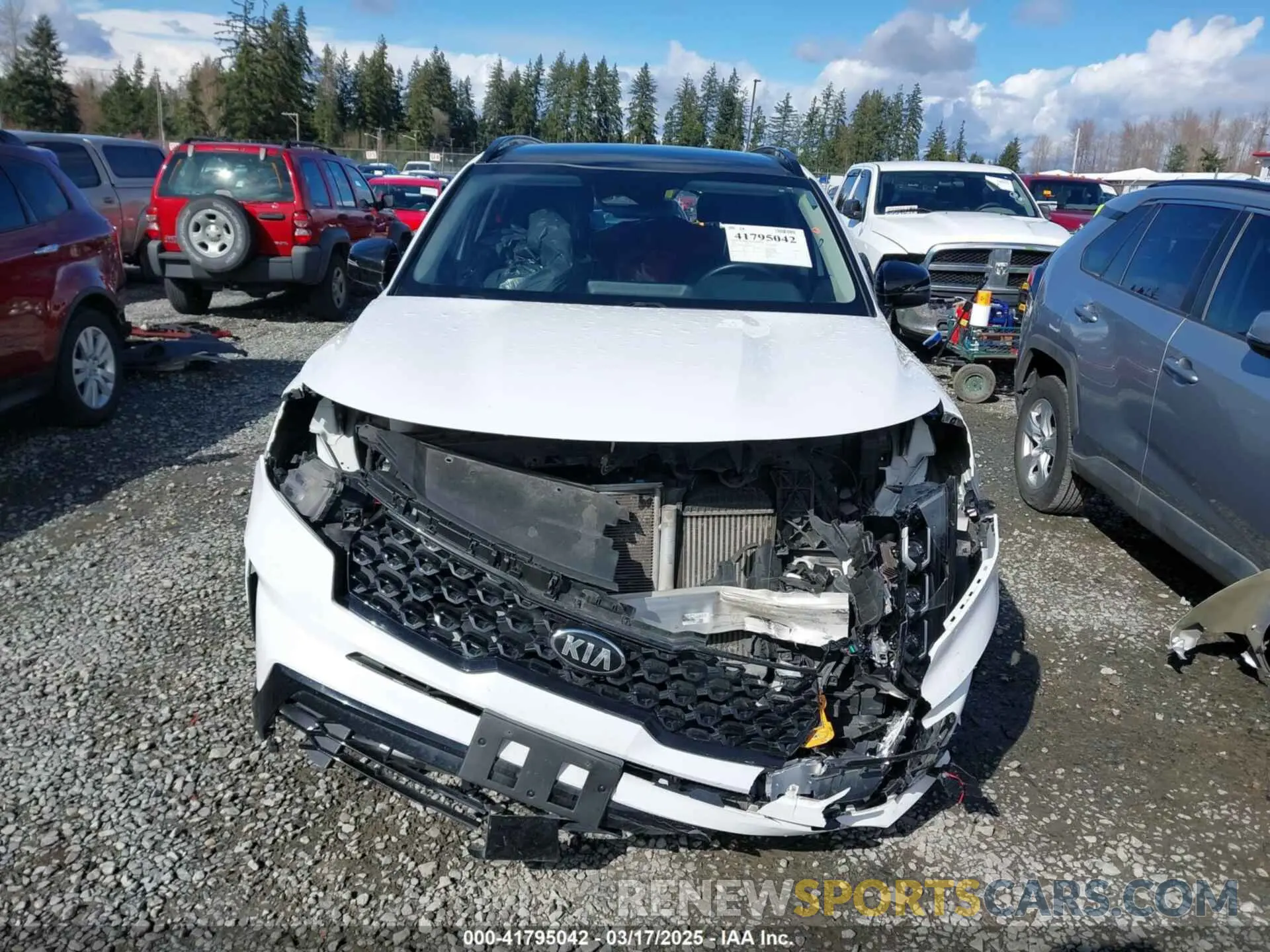 13 Фотография поврежденного автомобиля 5XYRKDLF5MG042916 KIA SORENTO 2021