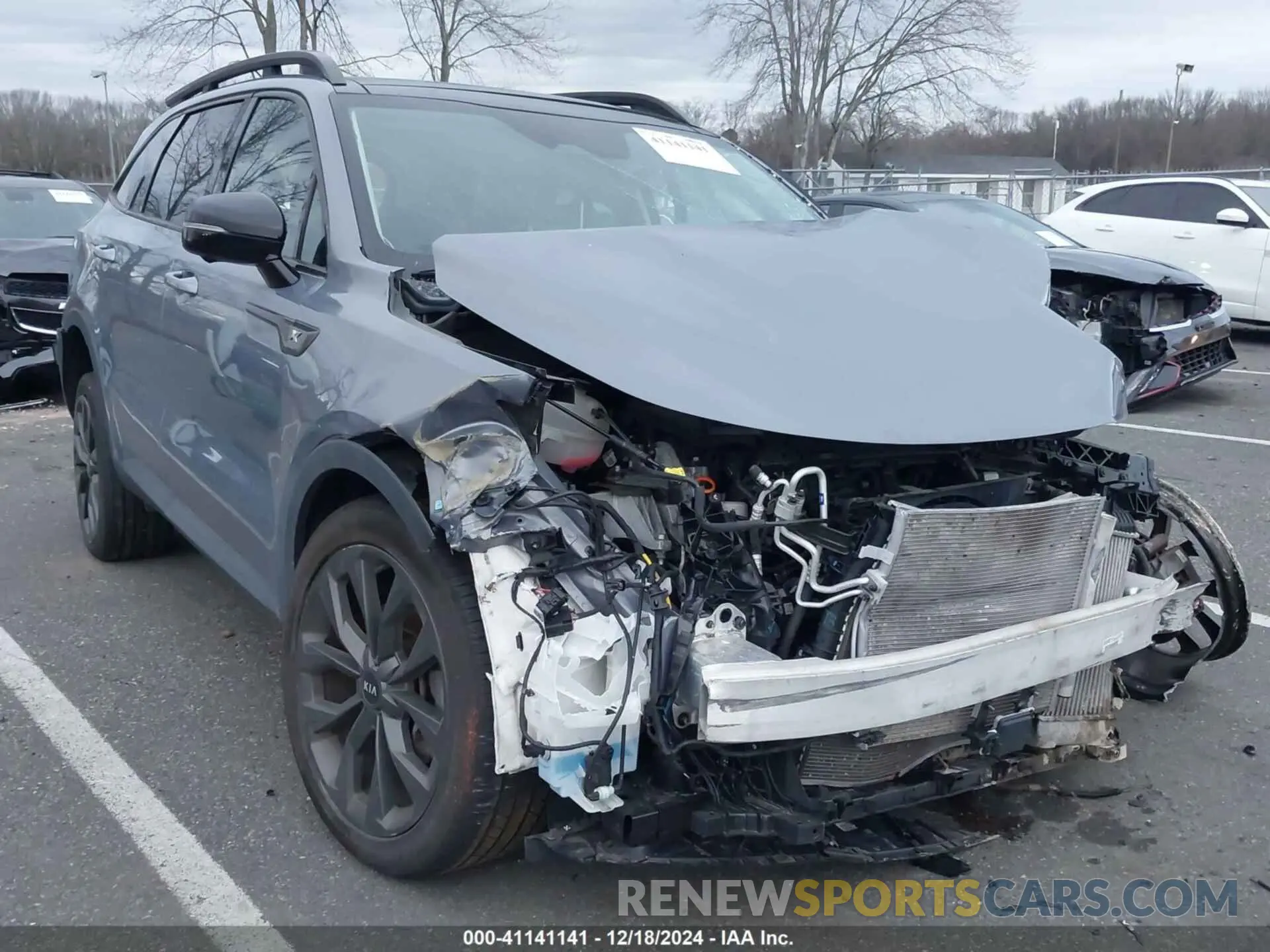 1 Фотография поврежденного автомобиля 5XYRKDLF6MG042391 KIA SORENTO 2021