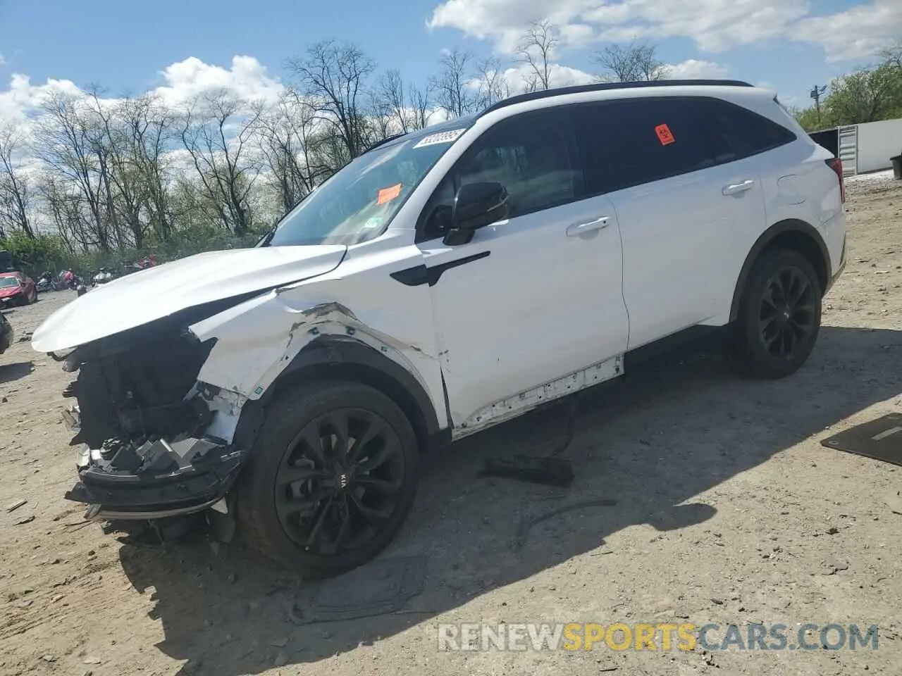 1 Photograph of a damaged car 5XYRKDLF6MG049826 KIA SORENTO 2021