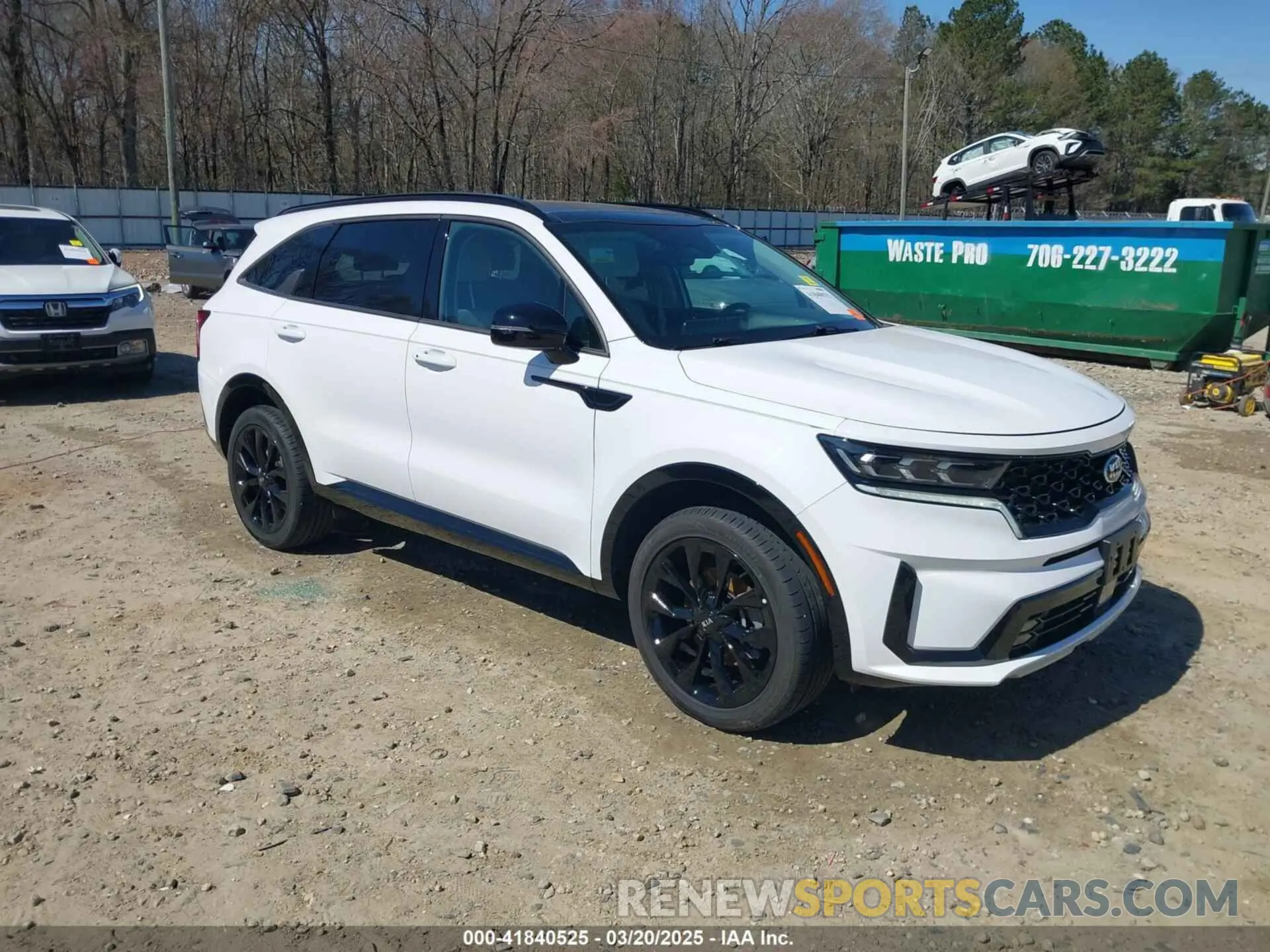 1 Фотография поврежденного автомобиля 5XYRKDLF6MG054766 KIA SORENTO 2021