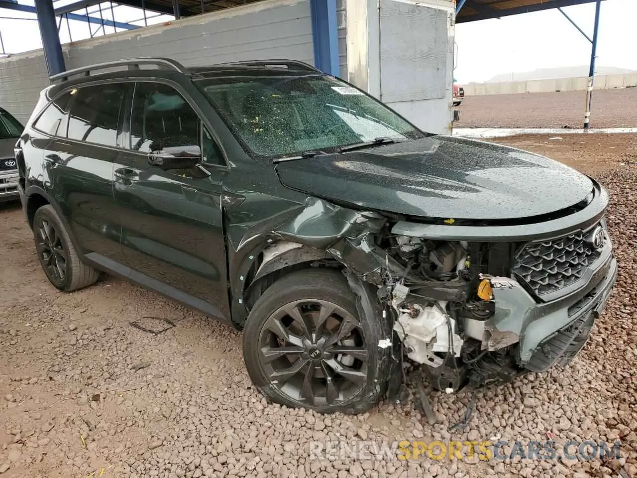 4 Фотография поврежденного автомобиля 5XYRKDLF7MG029066 KIA SORENTO 2021