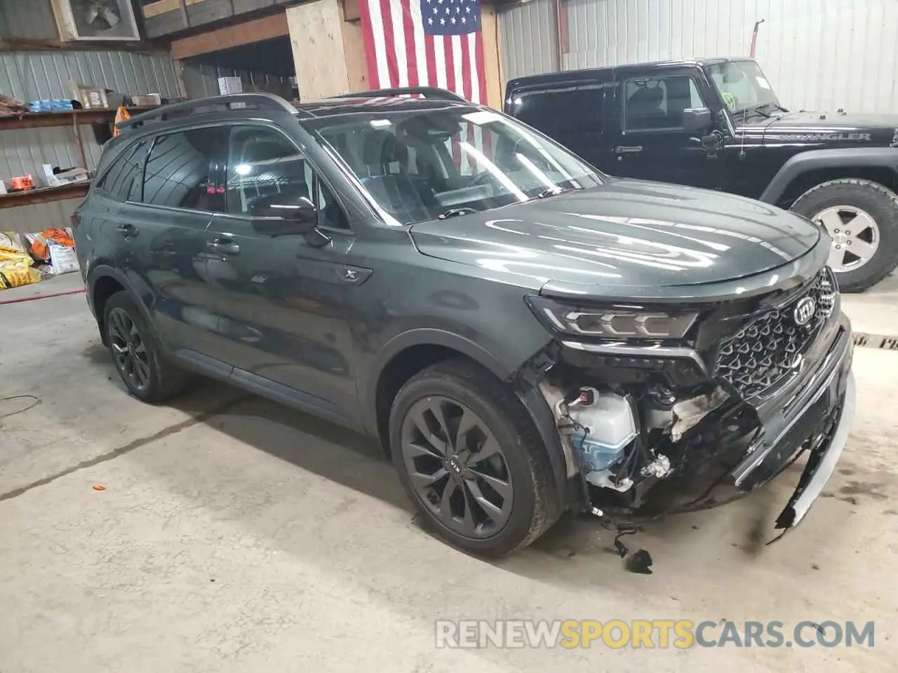 4 Photograph of a damaged car 5XYRKDLF8MG051710 KIA SORENTO 2021