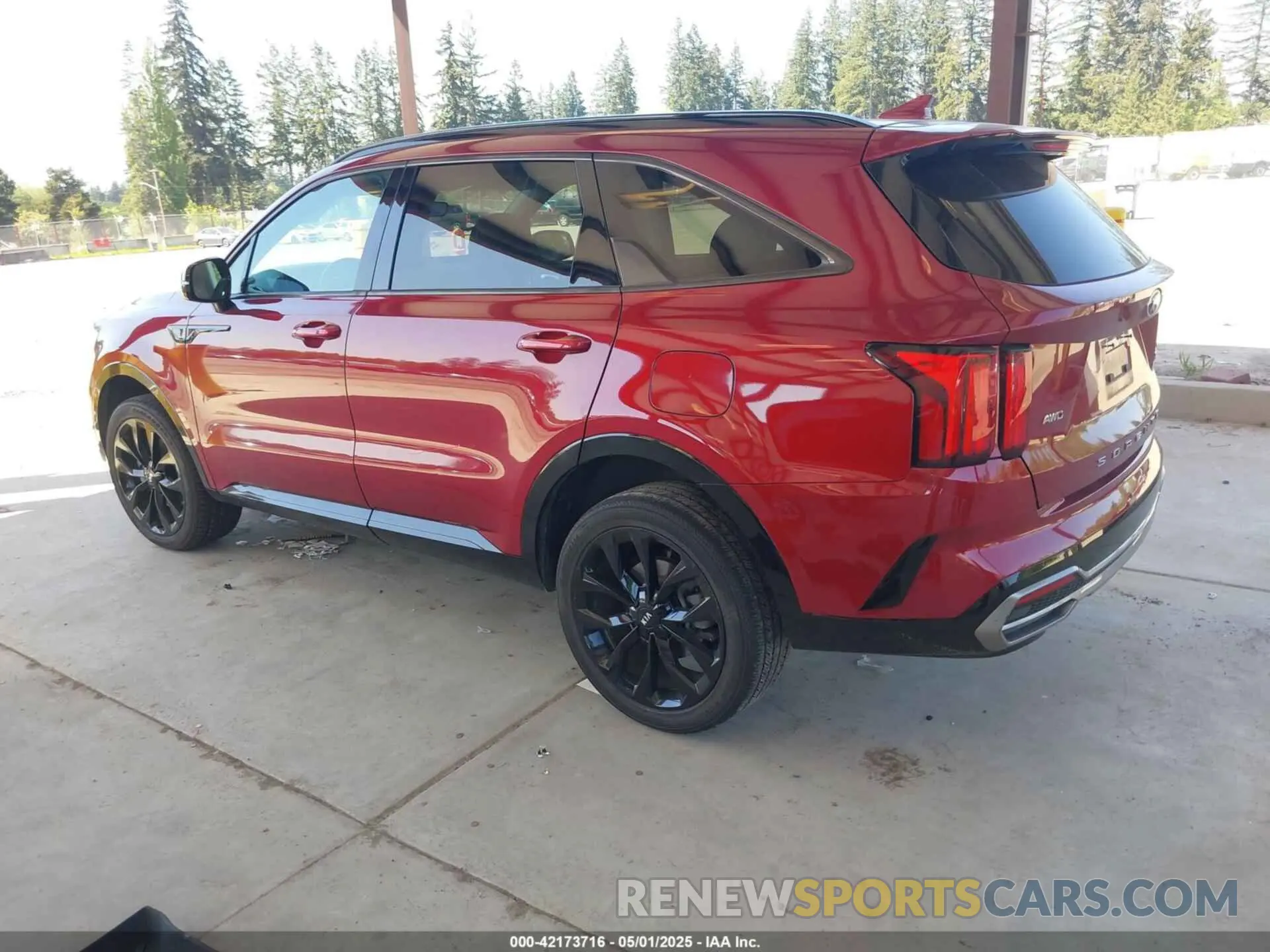 3 Photograph of a damaged car 5XYRKDLF8MG063565 KIA SORENTO 2021