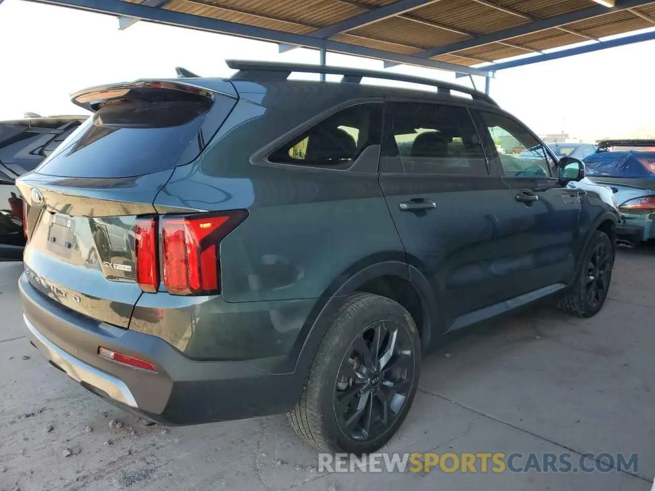 3 Фотография поврежденного автомобиля 5XYRKDLF9MG016318 KIA SORENTO 2021