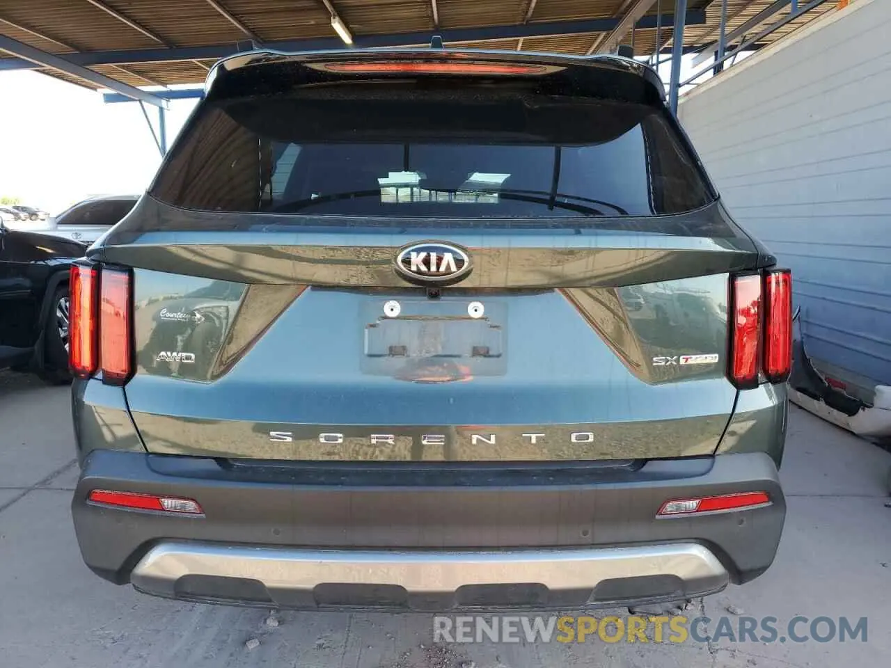 6 Фотография поврежденного автомобиля 5XYRKDLF9MG016318 KIA SORENTO 2021