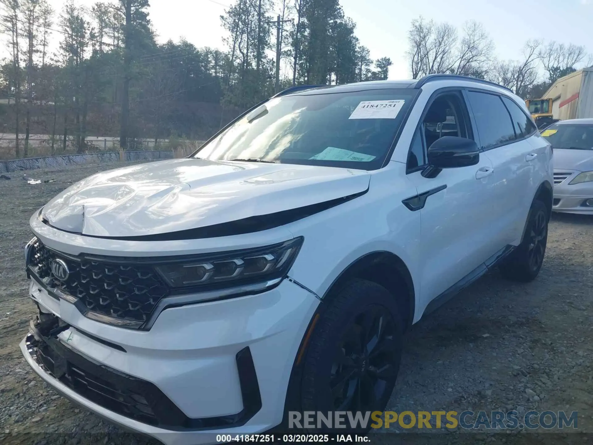 2 Фотография поврежденного автомобиля 5XYRKDLF9MG053238 KIA SORENTO 2021