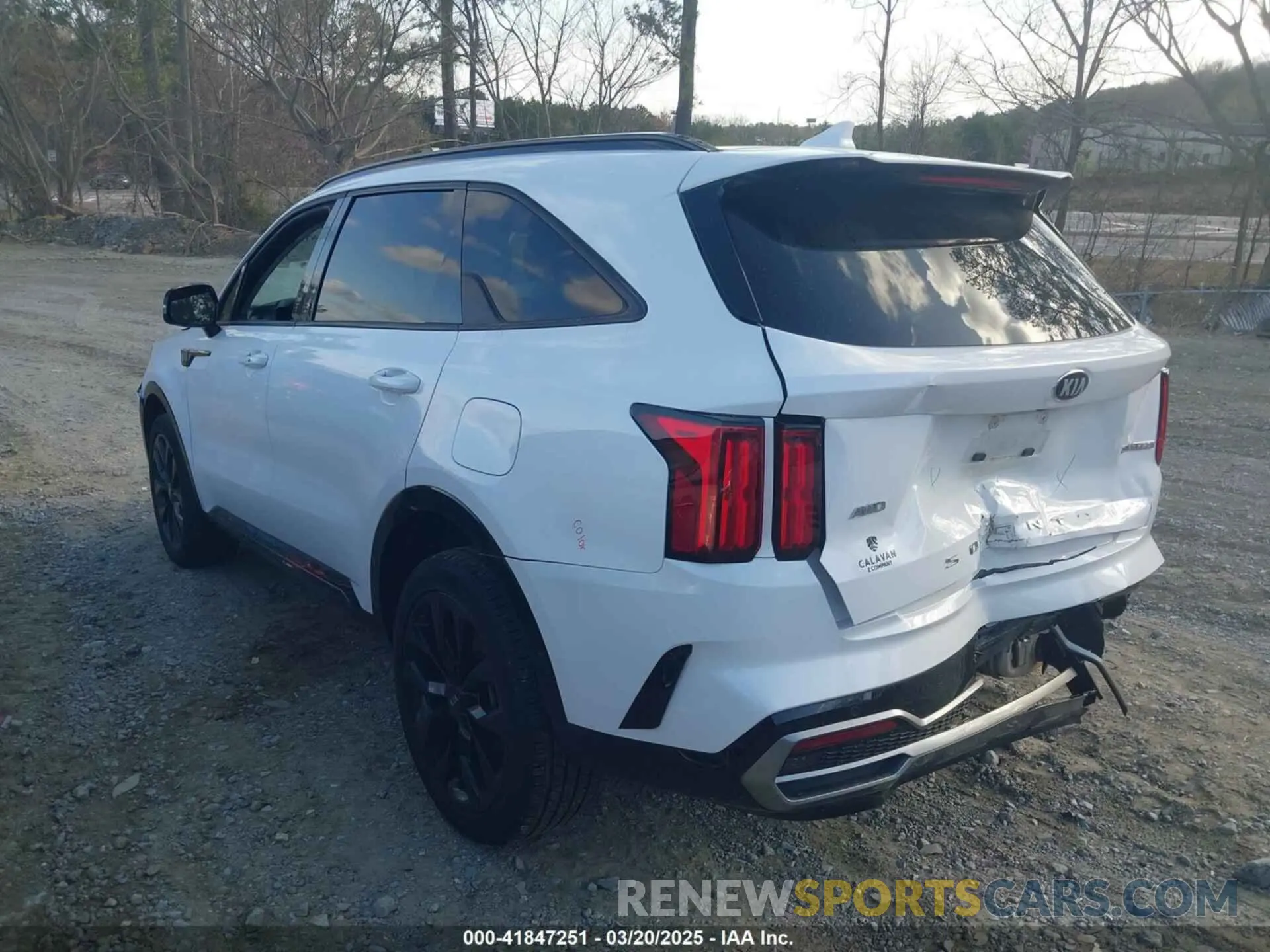 3 Фотография поврежденного автомобиля 5XYRKDLF9MG053238 KIA SORENTO 2021