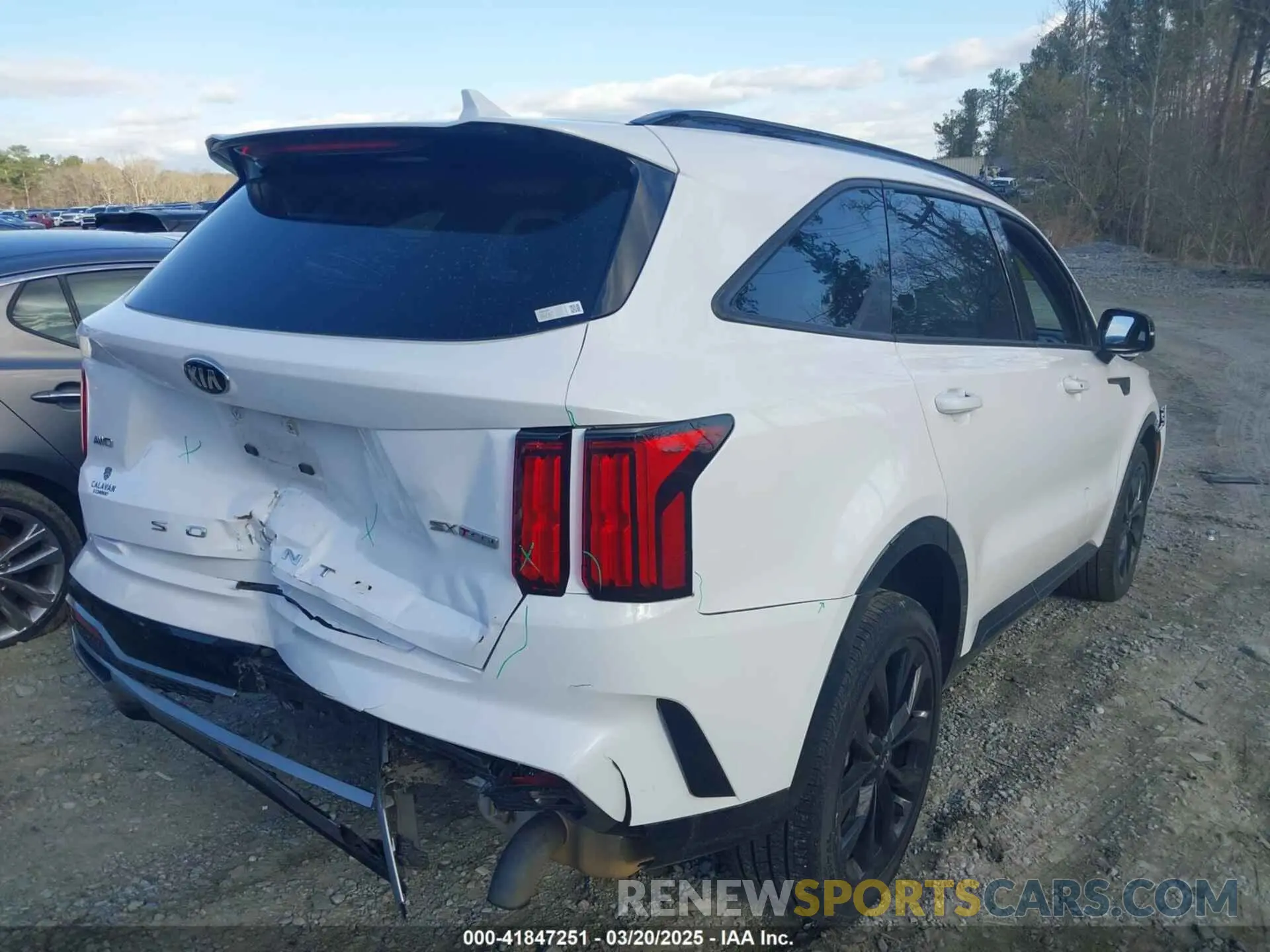 4 Фотография поврежденного автомобиля 5XYRKDLF9MG053238 KIA SORENTO 2021