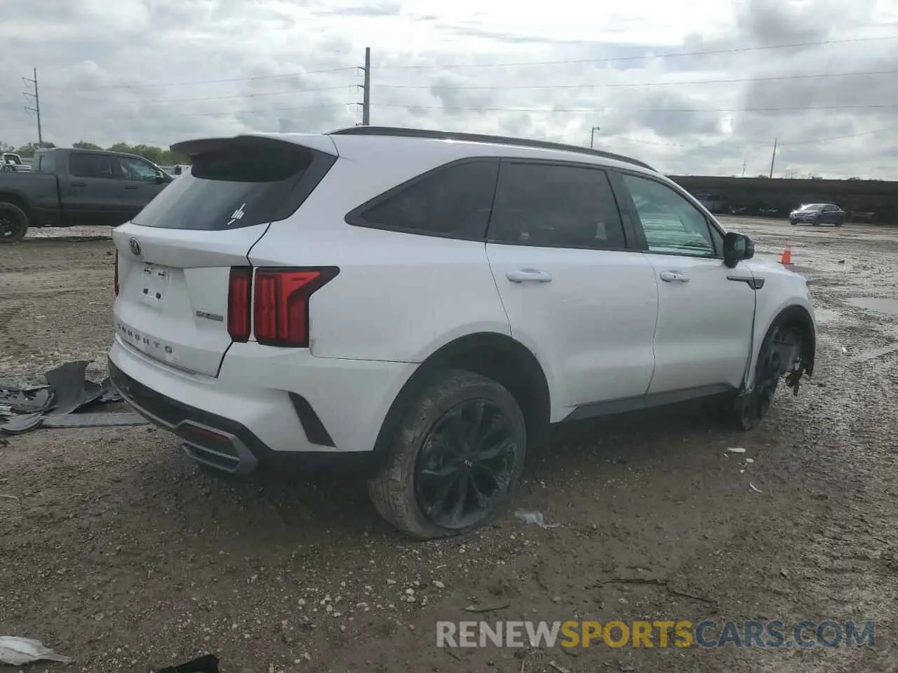 3 Фотография поврежденного автомобиля 5XYRKDLFXMG009863 KIA SORENTO 2021