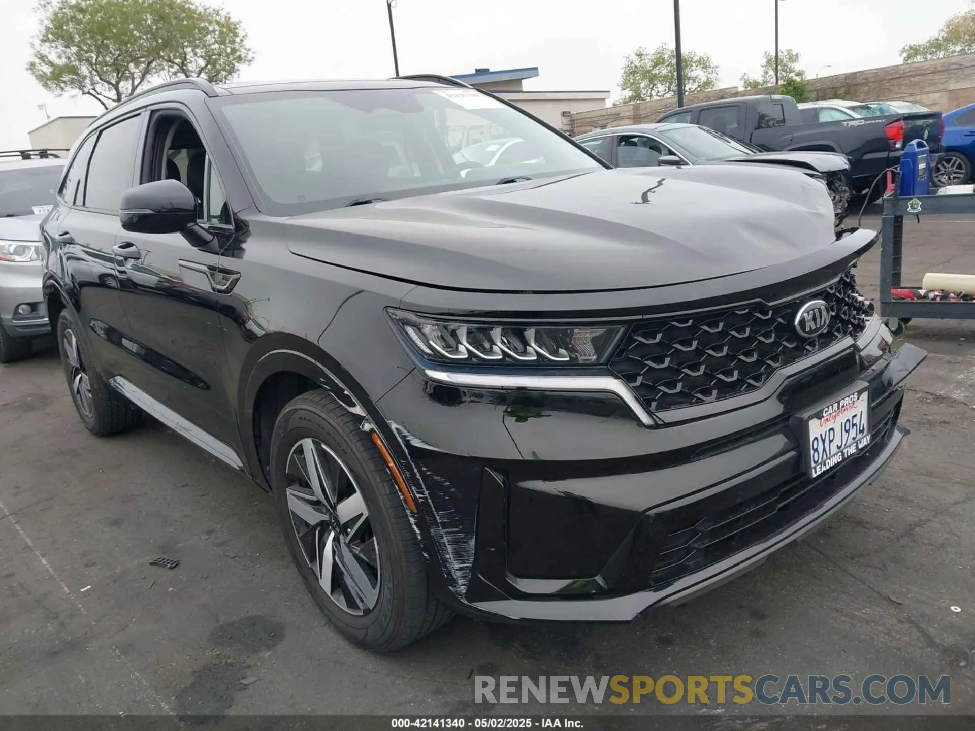 1 Фотография поврежденного автомобиля 5XYRL4LC1MG066939 KIA SORENTO 2021