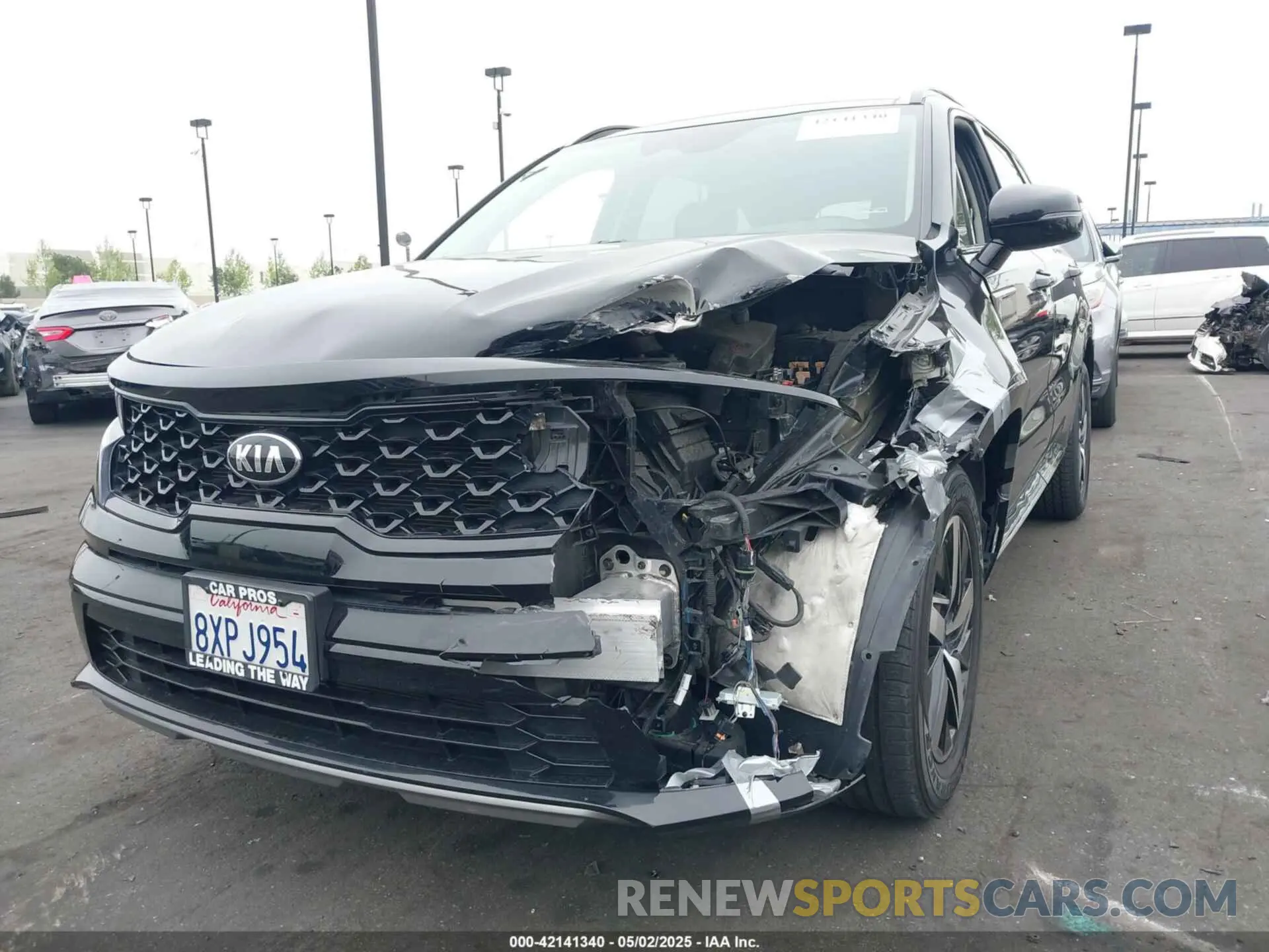 6 Фотография поврежденного автомобиля 5XYRL4LC1MG066939 KIA SORENTO 2021