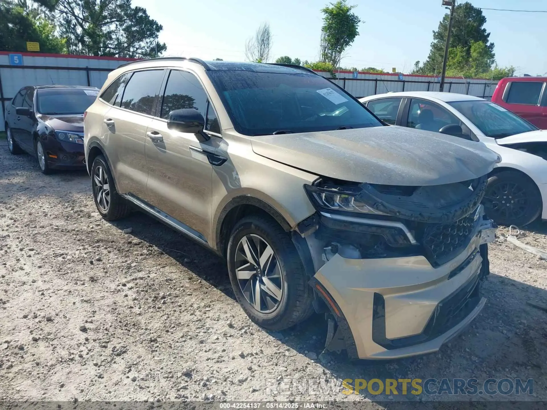 1 Фотография поврежденного автомобиля 5XYRL4LC2MG002618 KIA SORENTO 2021