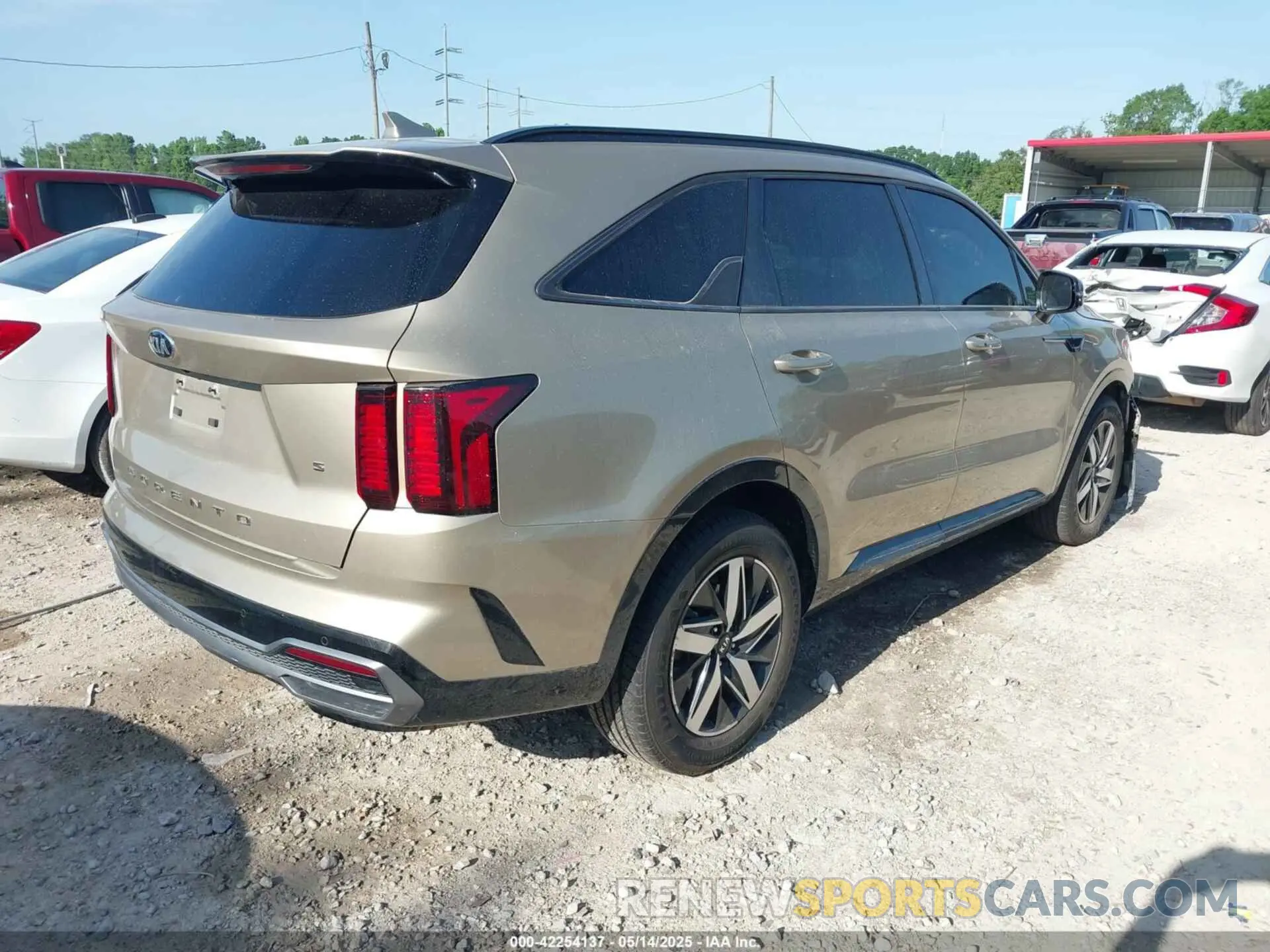 4 Фотография поврежденного автомобиля 5XYRL4LC2MG002618 KIA SORENTO 2021