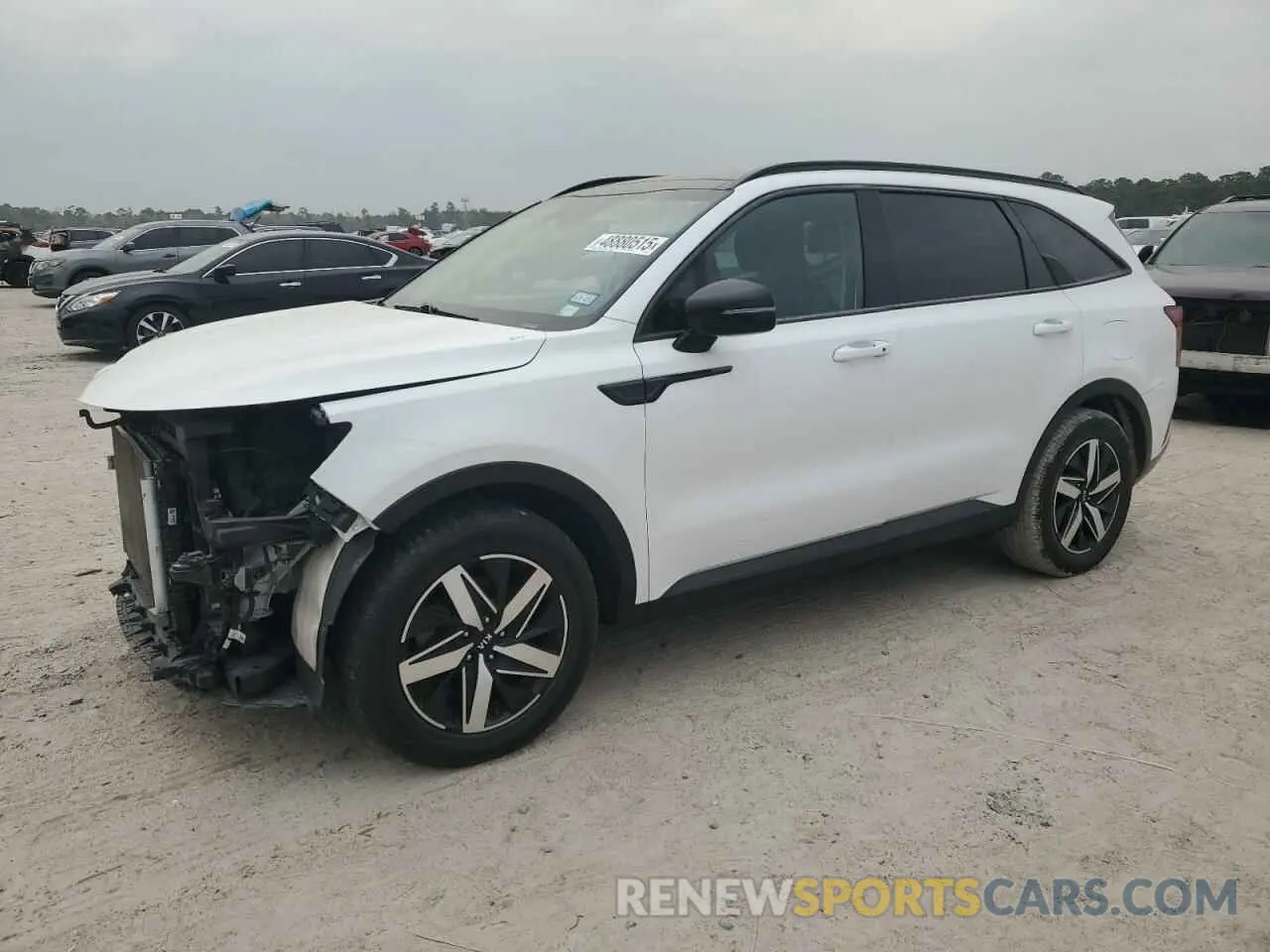1 Photograph of a damaged car 5XYRL4LC2MG008385 KIA SORENTO 2021