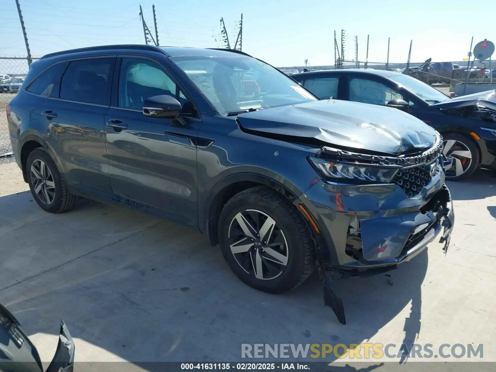 1 Фотография поврежденного автомобиля 5XYRL4LC4MG045731 KIA SORENTO 2021