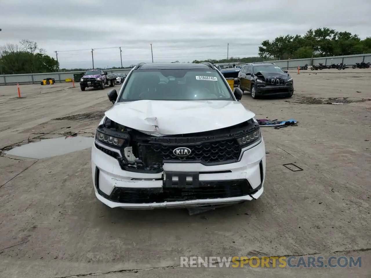 5 Фотография поврежденного автомобиля 5XYRL4LC4MG066708 KIA SORENTO 2021