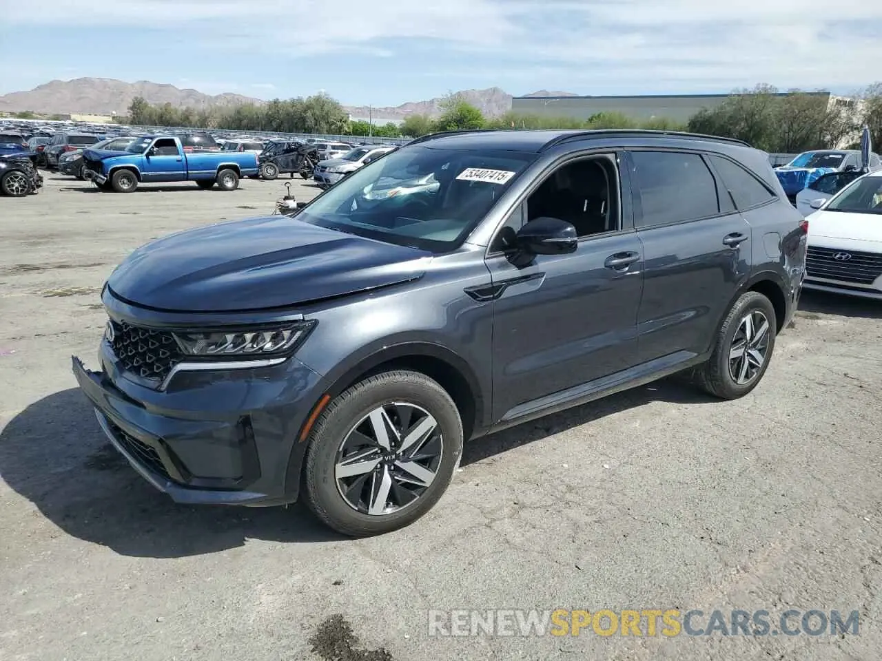 1 Photograph of a damaged car 5XYRL4LC6MG061817 KIA SORENTO 2021