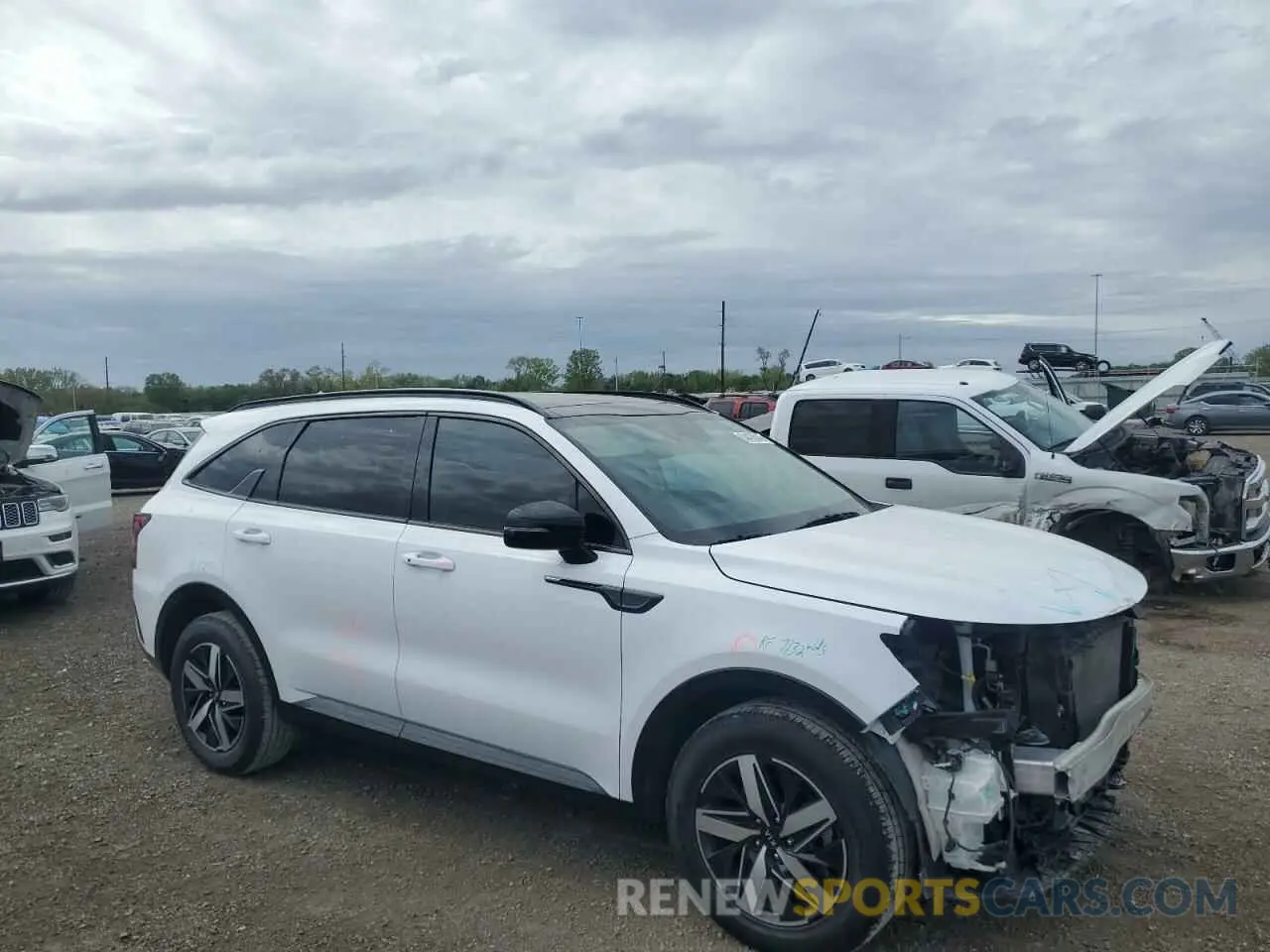 4 Фотография поврежденного автомобиля 5XYRL4LC8MG008357 KIA SORENTO 2021