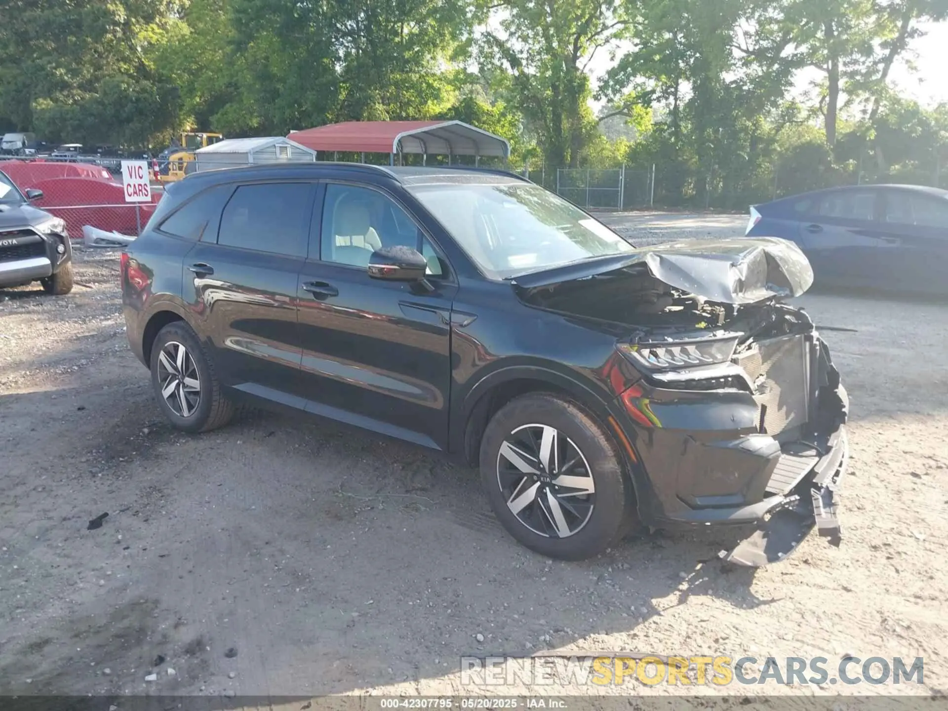 1 Photograph of a damaged car 5XYRL4LC9MG054778 KIA SORENTO 2021
