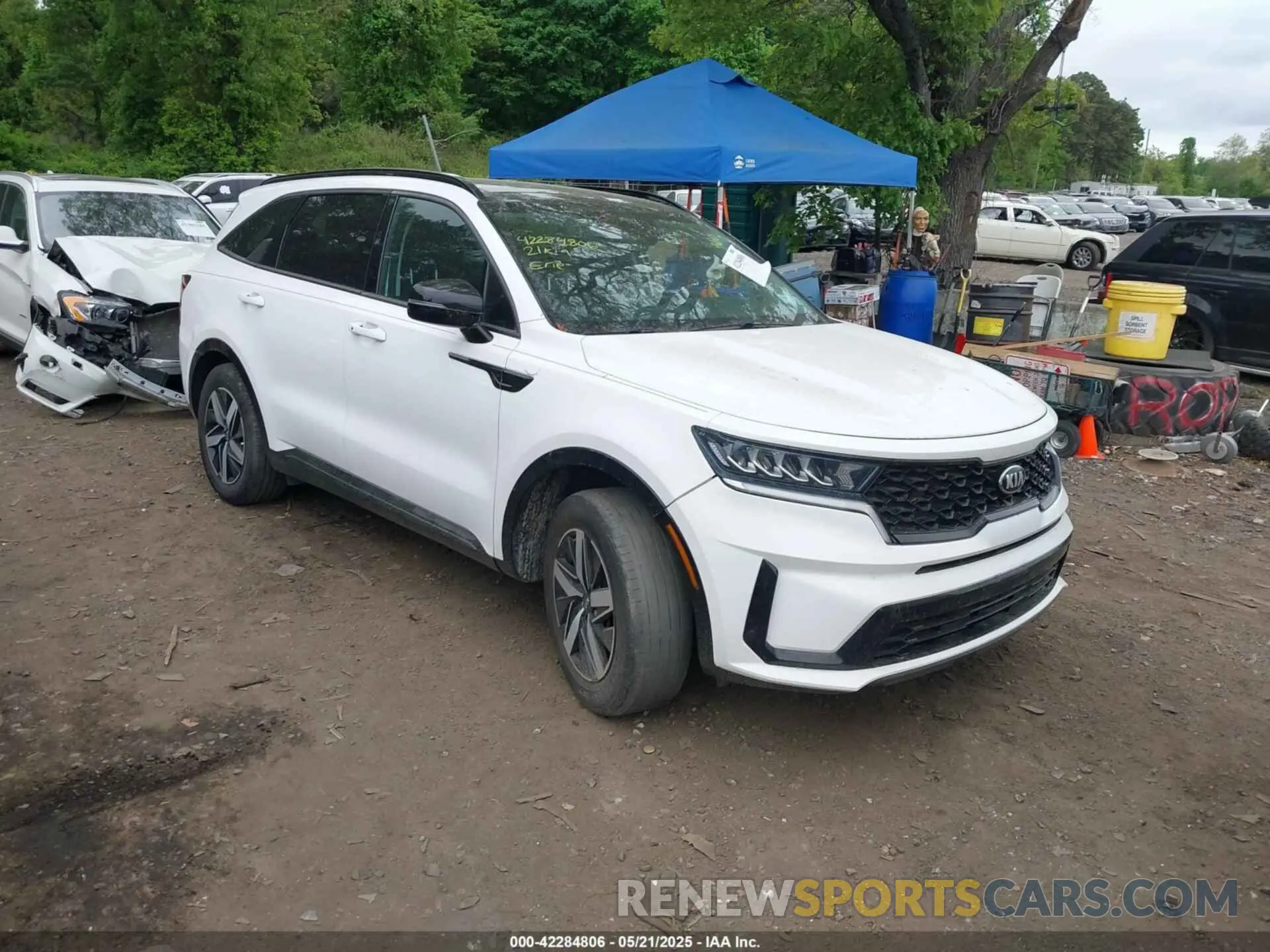1 Фотография поврежденного автомобиля 5XYRL4LCXMG009736 KIA SORENTO 2021