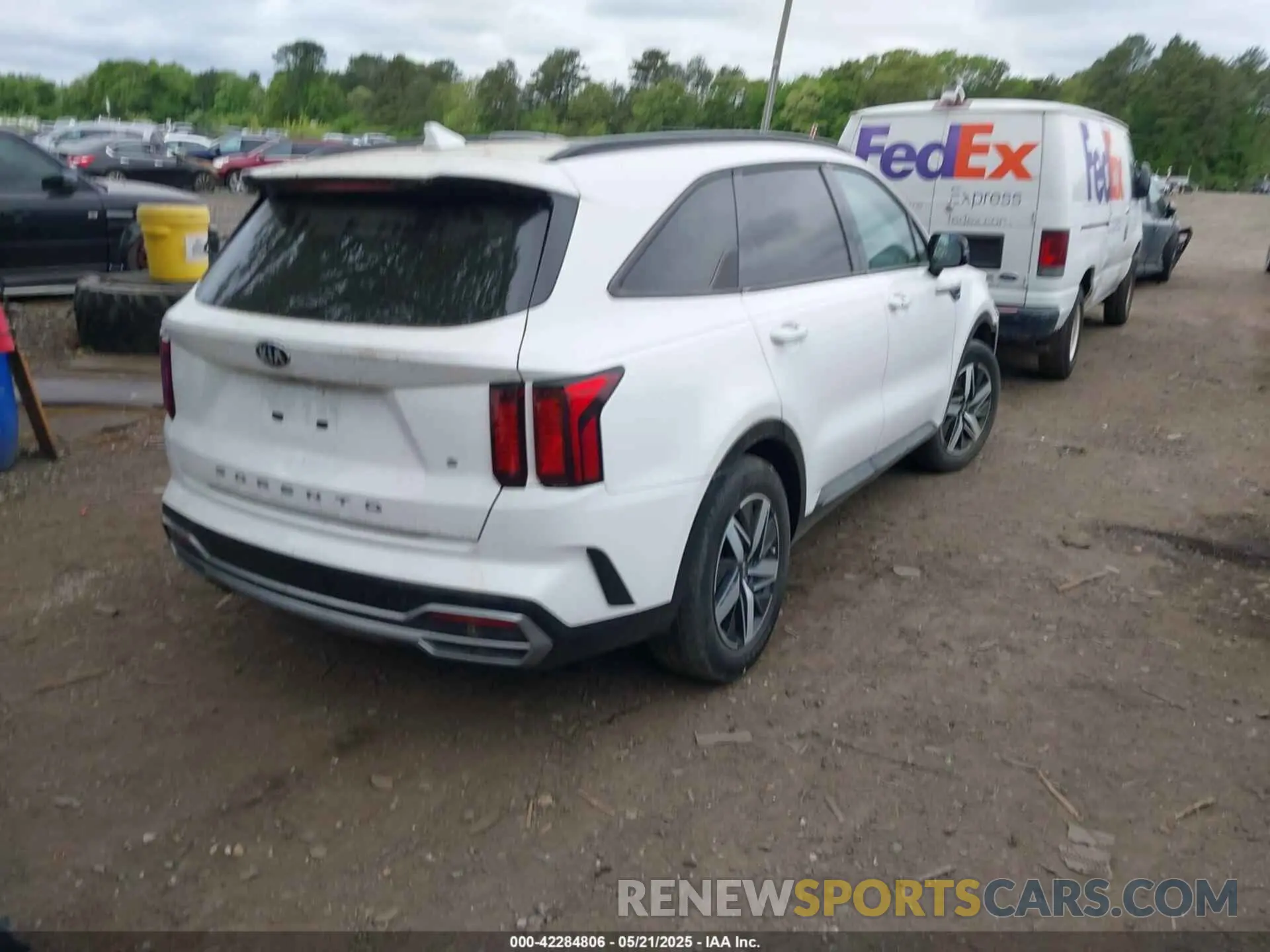 4 Фотография поврежденного автомобиля 5XYRL4LCXMG009736 KIA SORENTO 2021