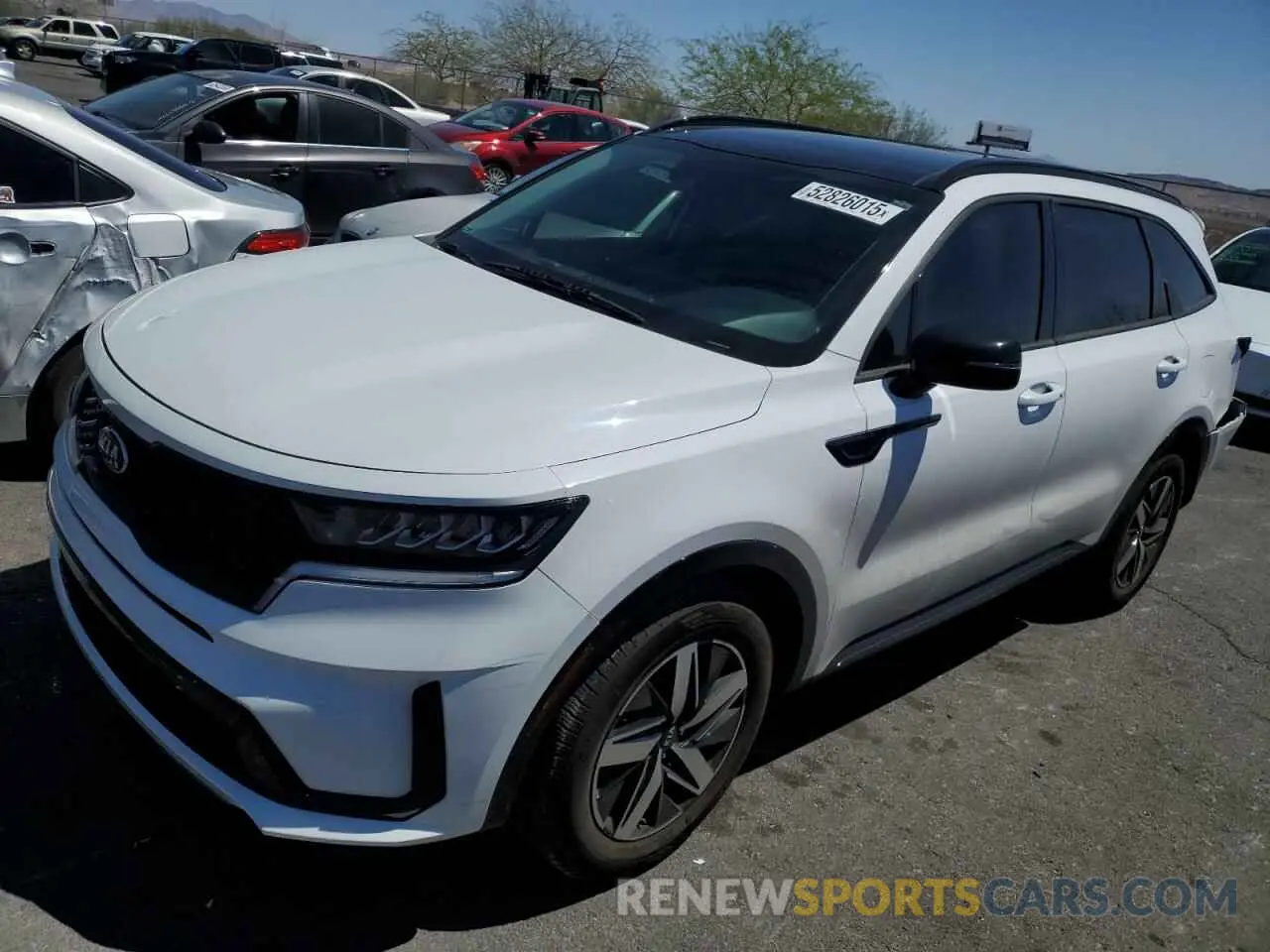 1 Photograph of a damaged car 5XYRL4LCXMG040503 KIA SORENTO 2021
