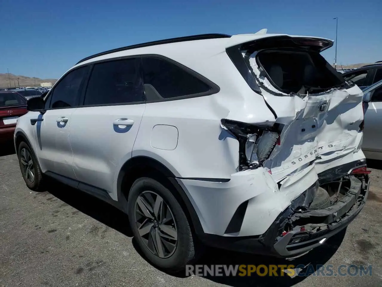 2 Photograph of a damaged car 5XYRL4LCXMG040503 KIA SORENTO 2021