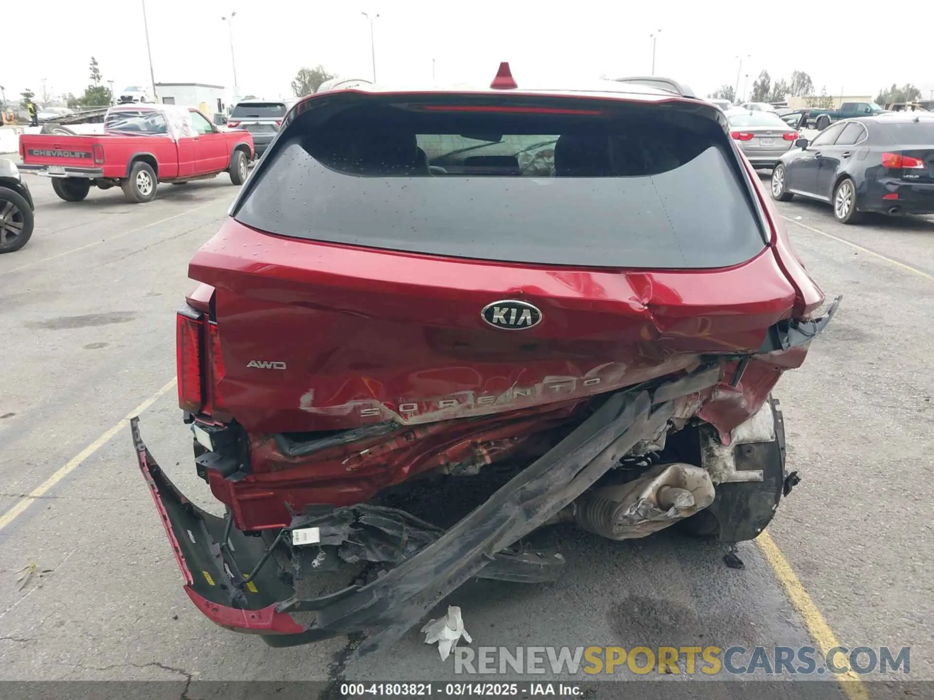 15 Photograph of a damaged car 5XYRLDLC2MG005454 KIA SORENTO 2021