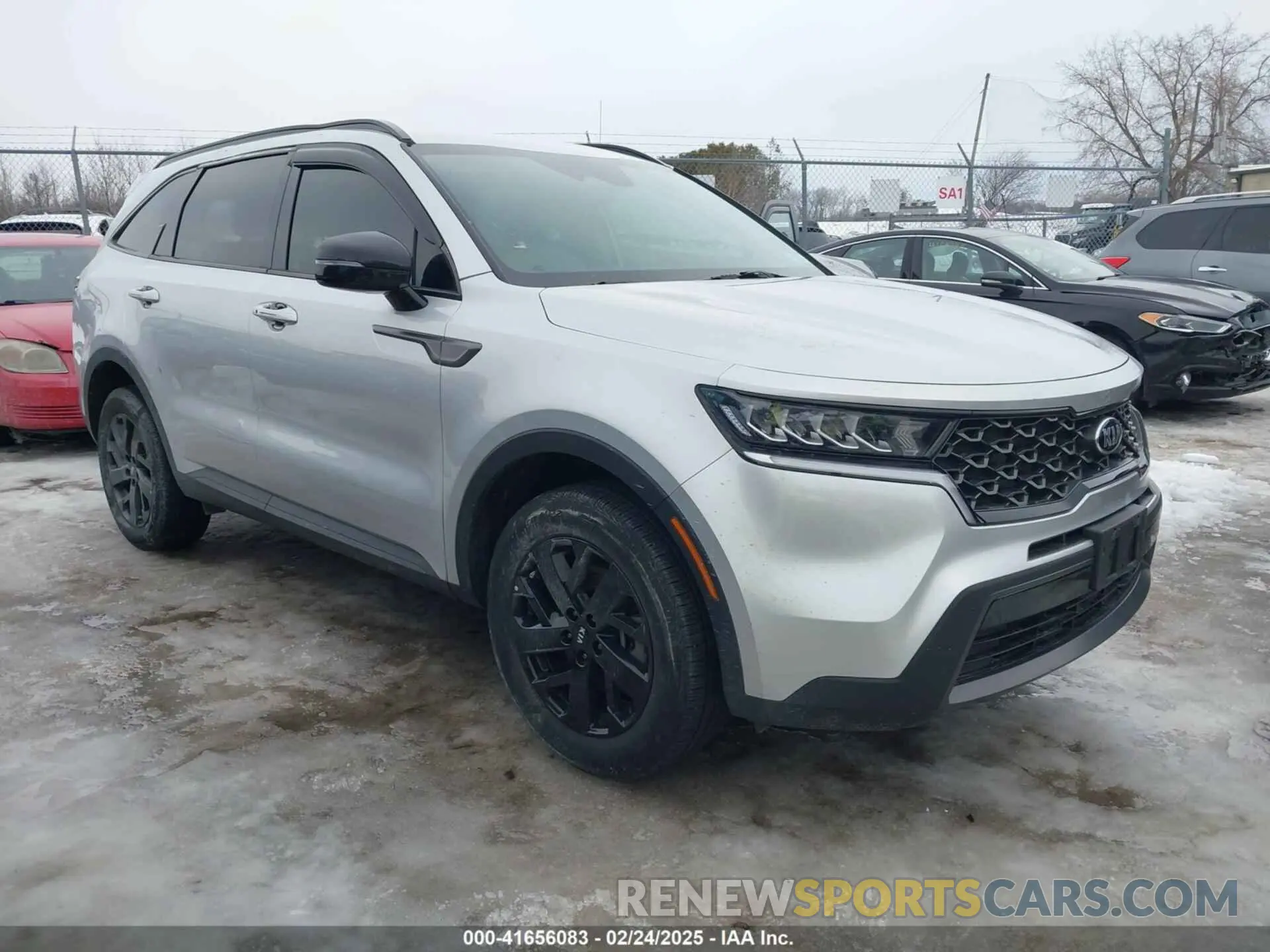 1 Photograph of a damaged car 5XYRLDLC4MG064716 KIA SORENTO 2021