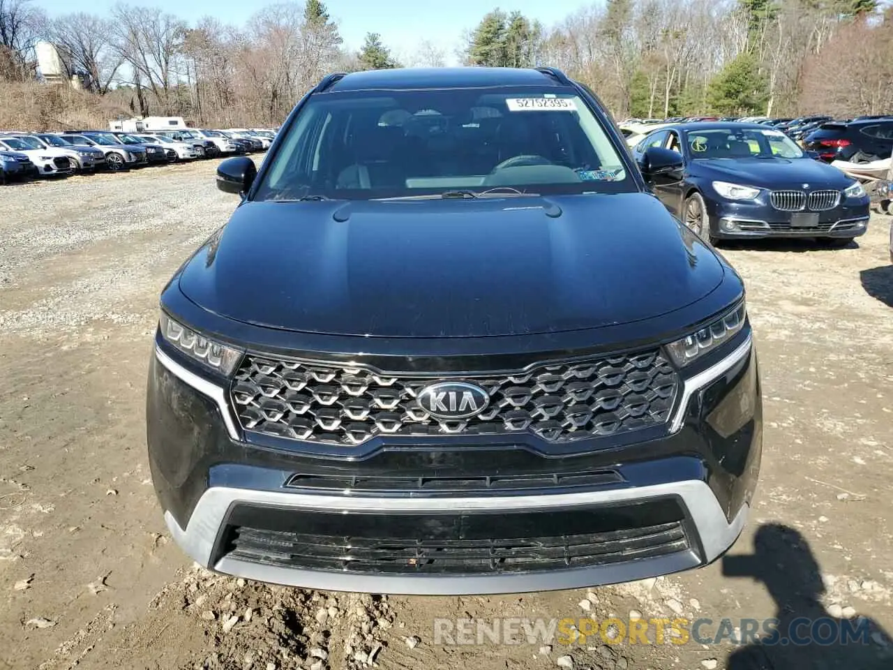 5 Photograph of a damaged car 5XYRLDLC5MG059749 KIA SORENTO 2021