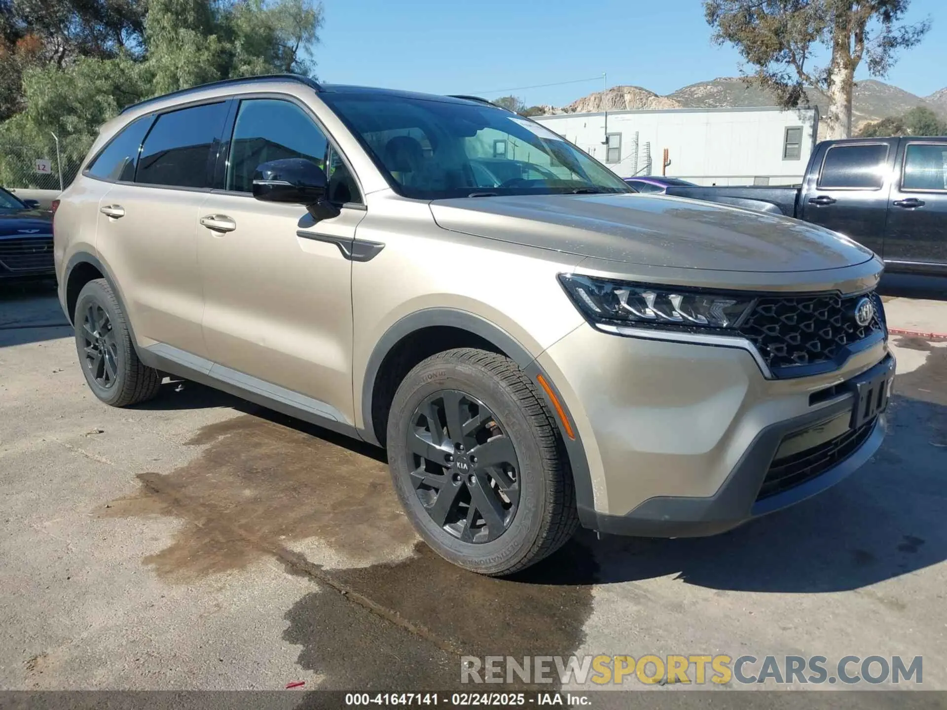 1 Photograph of a damaged car 5XYRLDLC6MG008163 KIA SORENTO 2021