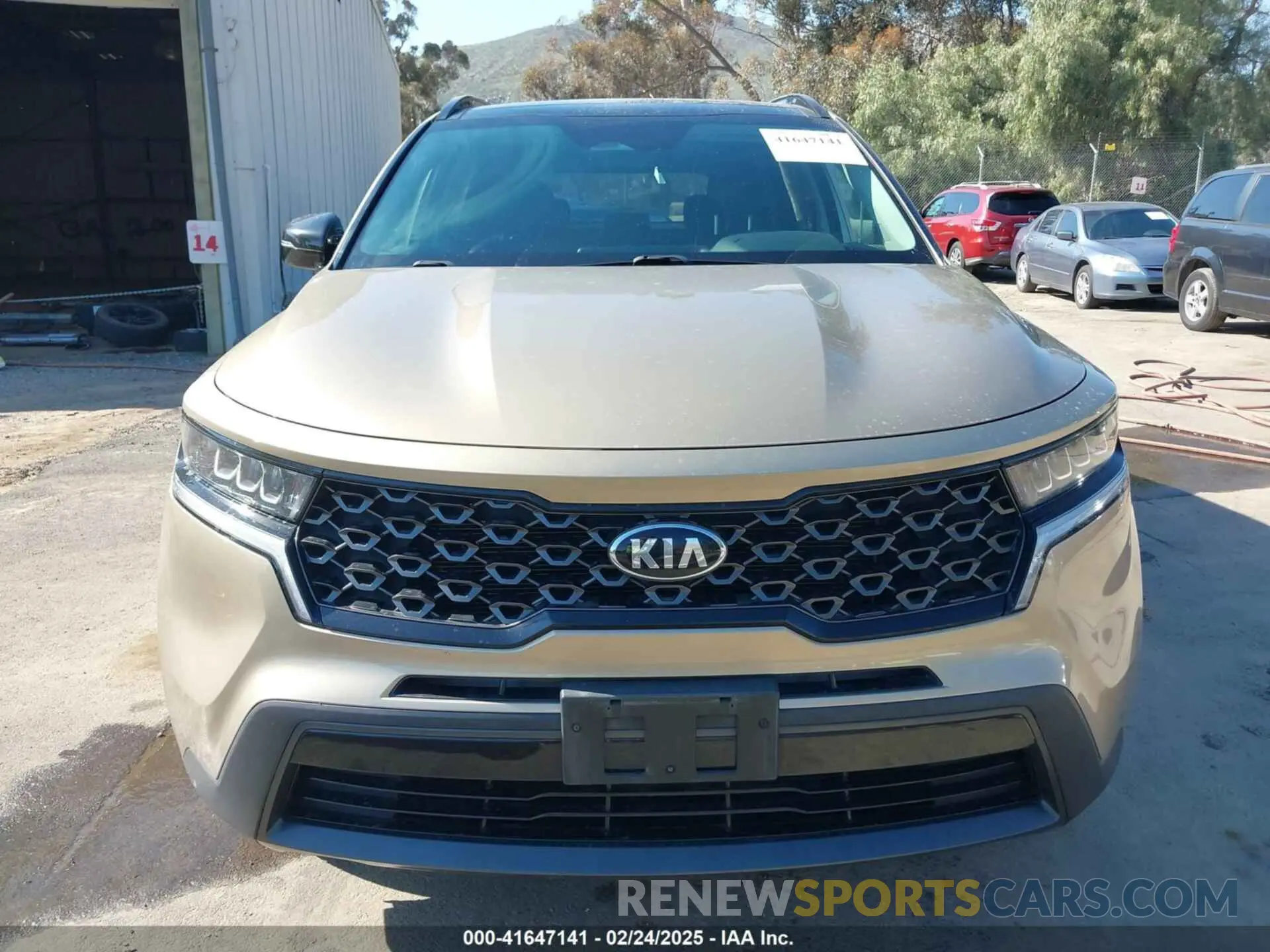 13 Photograph of a damaged car 5XYRLDLC6MG008163 KIA SORENTO 2021