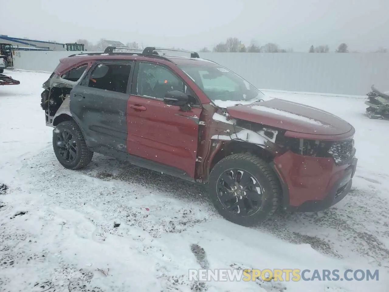 4 Photograph of a damaged car 5XYRLDLC7MG071658 KIA SORENTO 2021